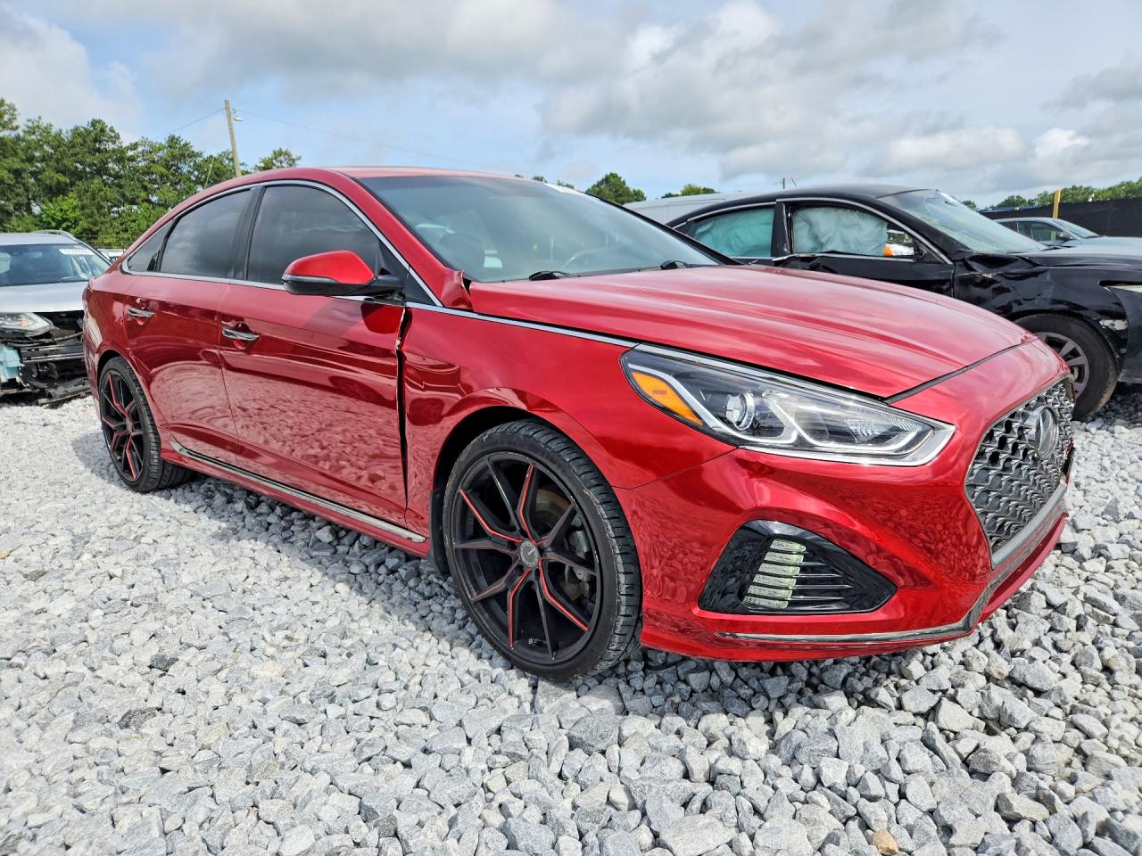 2019 Hyundai Sonata Sport Red vin: 5NPE34AF5KH751205
