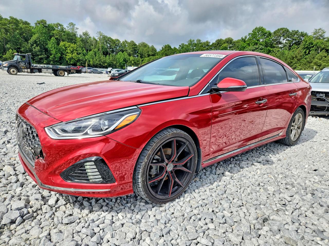 2019 Hyundai Sonata Sport Red vin: 5NPE34AF5KH751205
