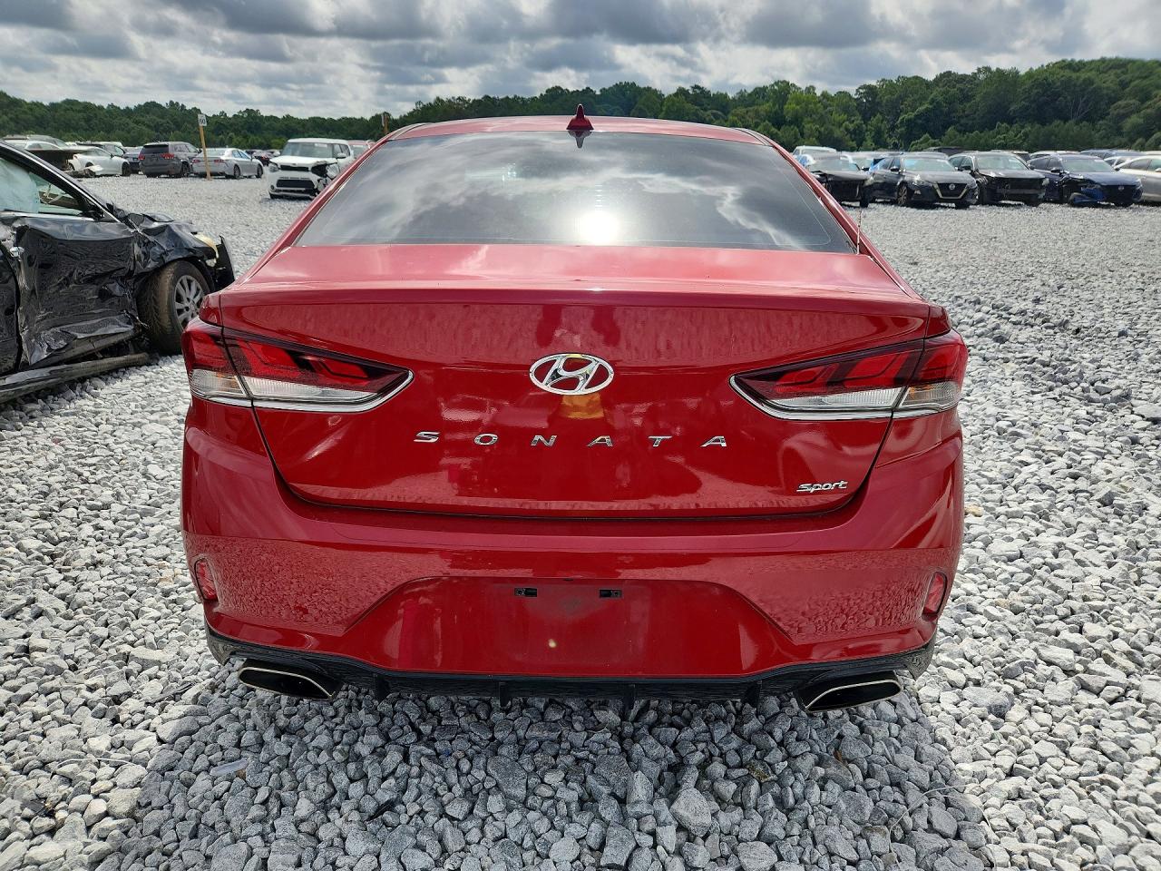 2019 Hyundai Sonata Sport Red vin: 5NPE34AF5KH751205