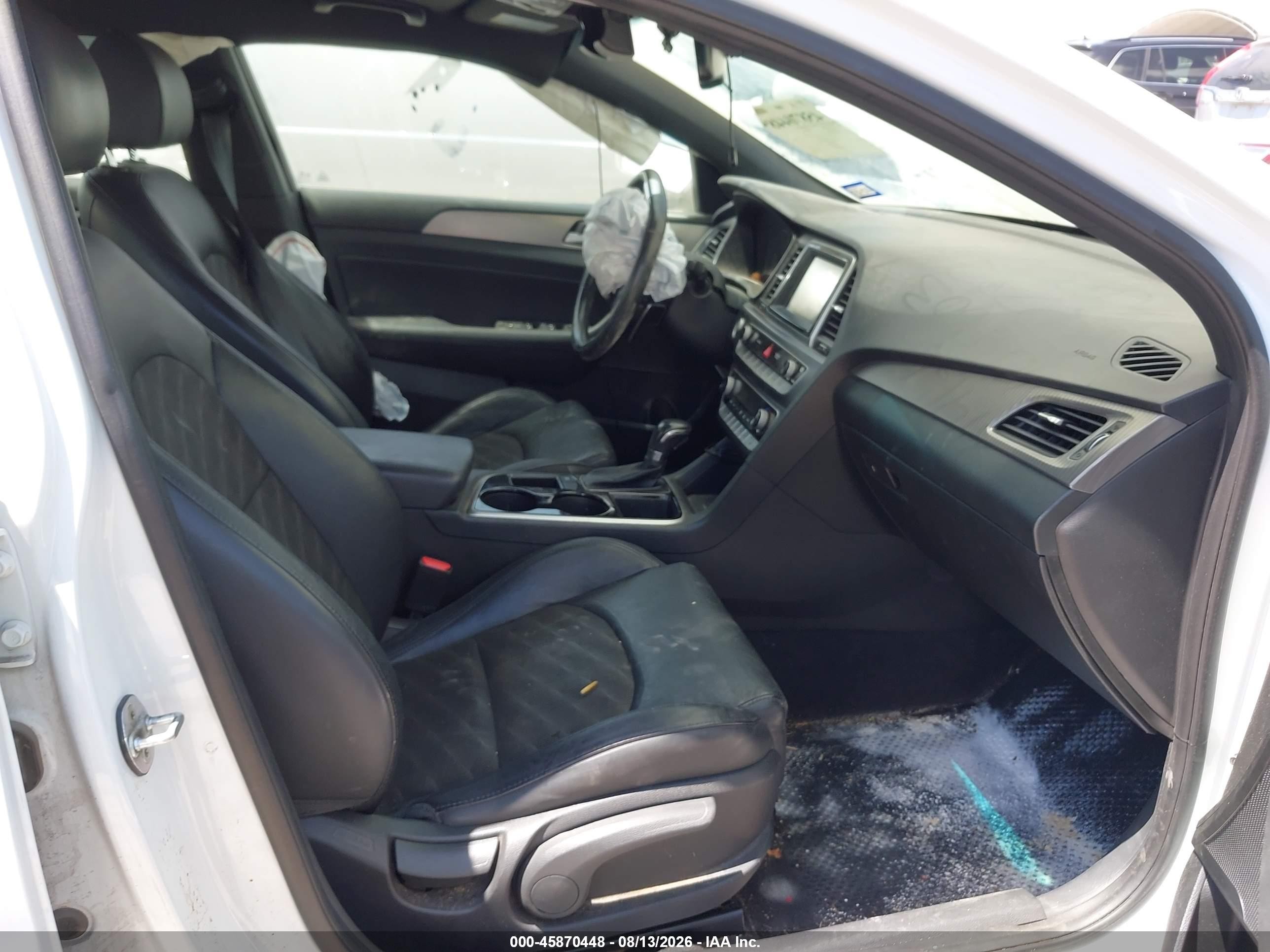 2019 Hyundai Sonata Sport White vin: 5NPE34AF5KH772782