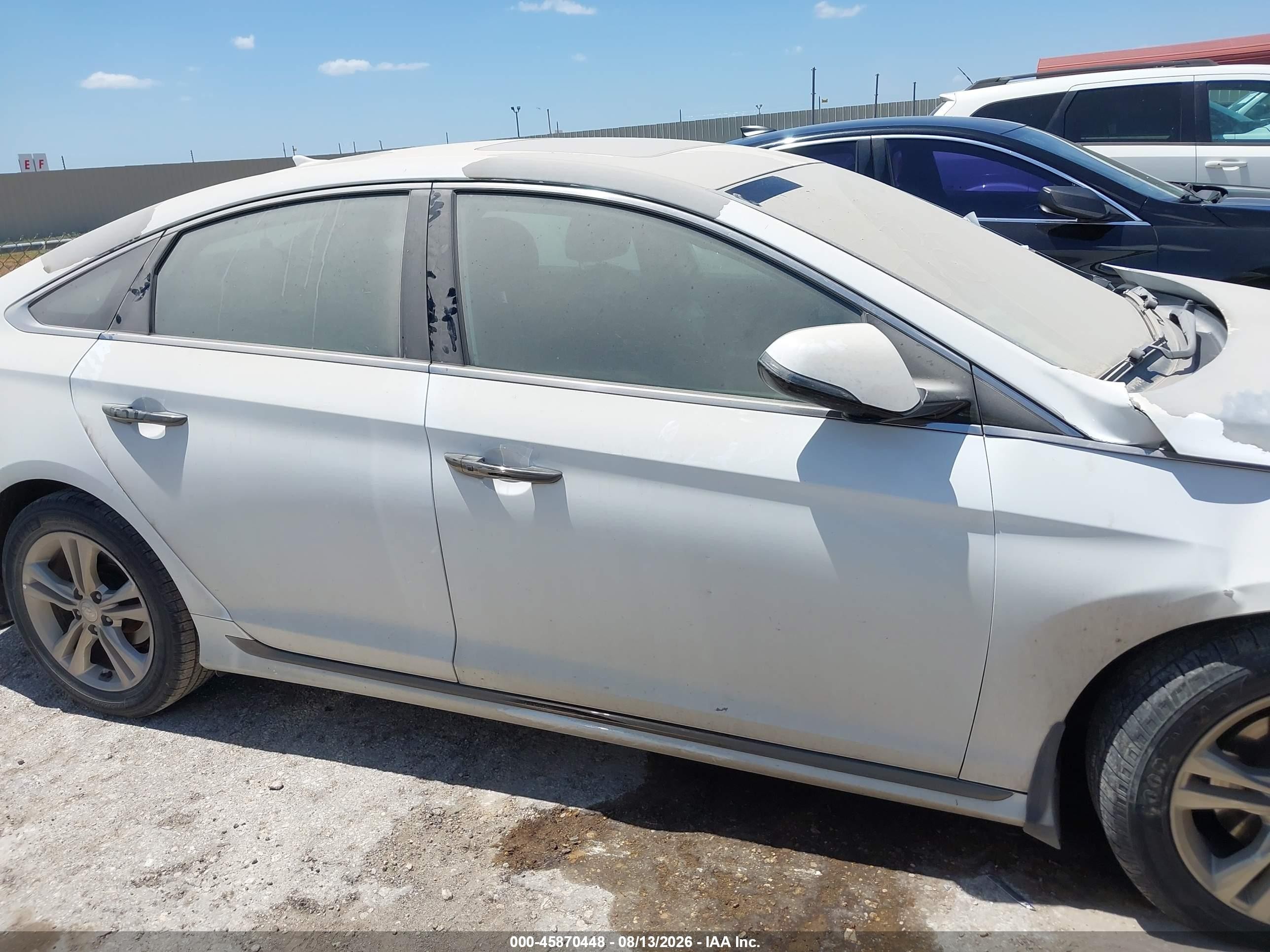 2019 Hyundai Sonata Sport White vin: 5NPE34AF5KH772782