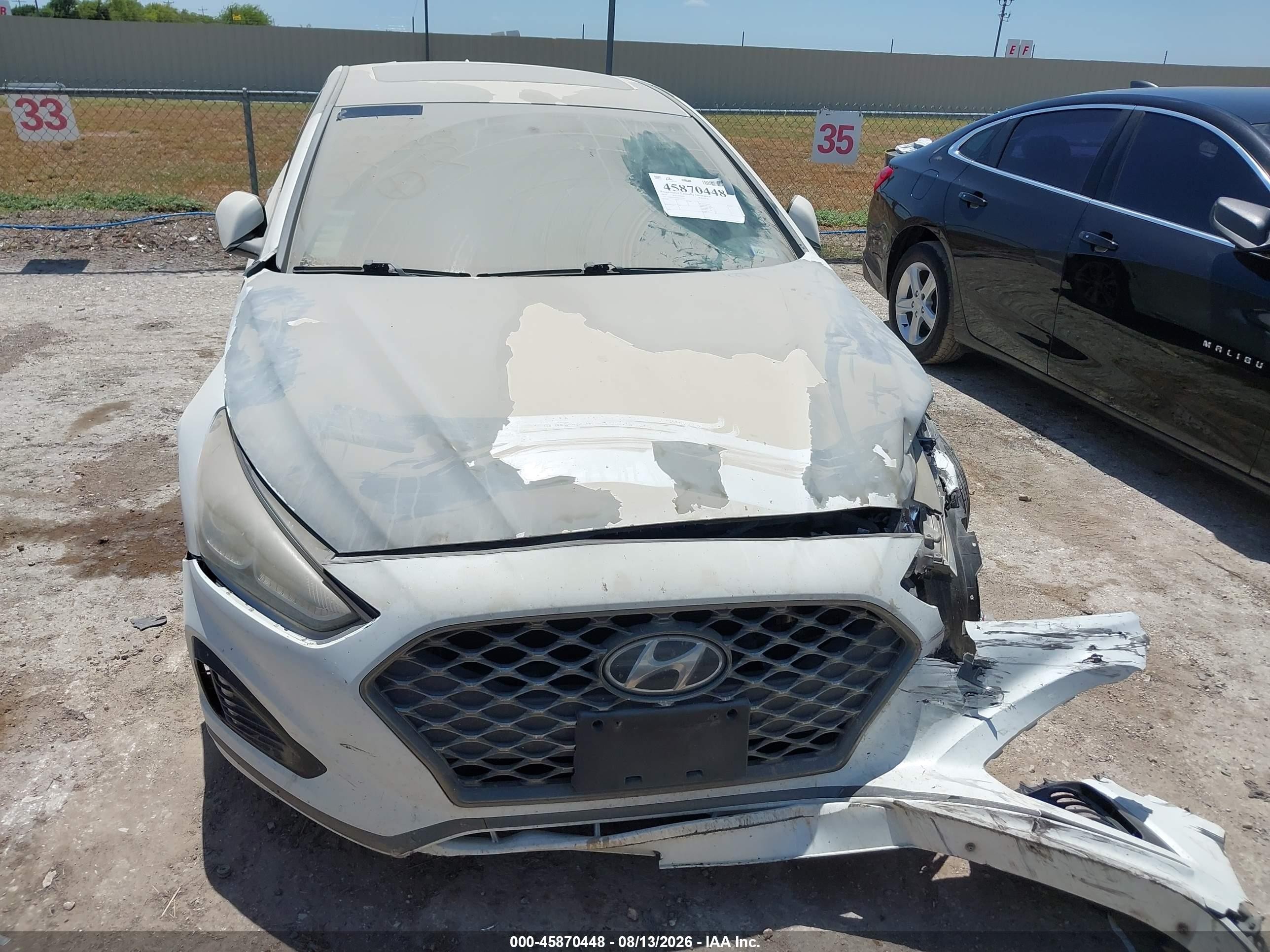 2019 Hyundai Sonata Sport White vin: 5NPE34AF5KH772782