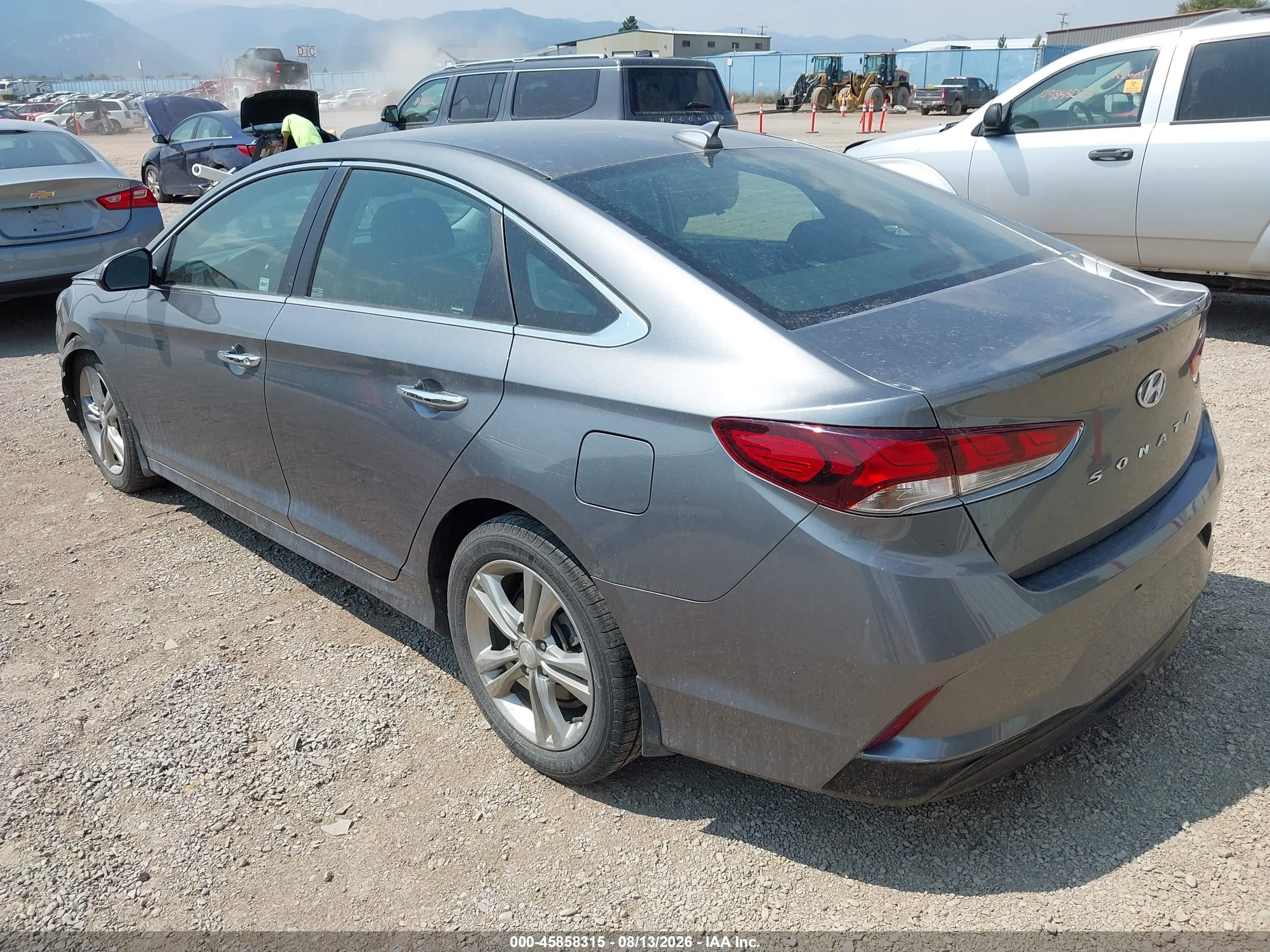 2019 Hyundai Sonata Sel Blue vin: 5NPE34AF5KH792725