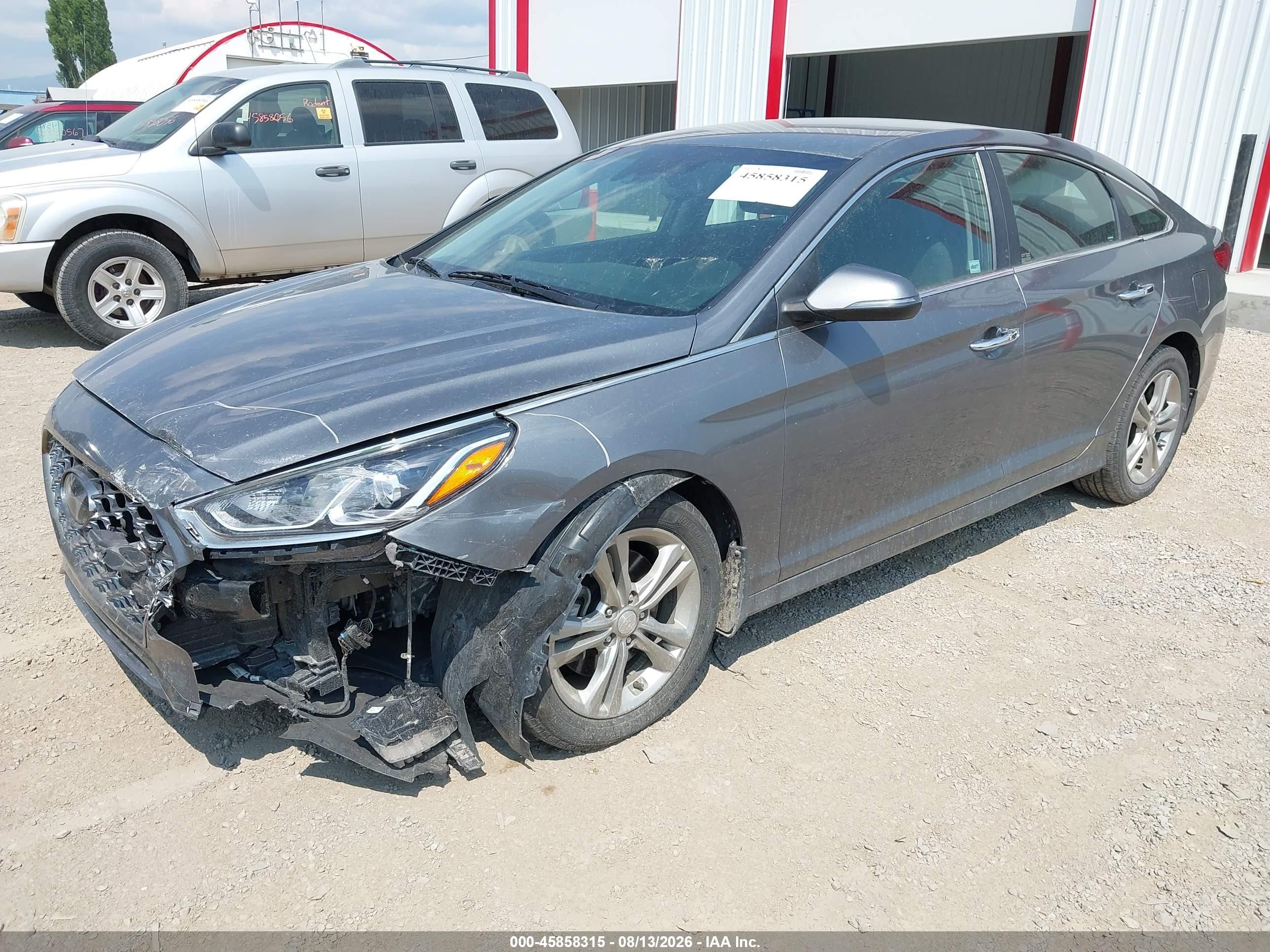 2019 Hyundai Sonata Sel Blue vin: 5NPE34AF5KH792725