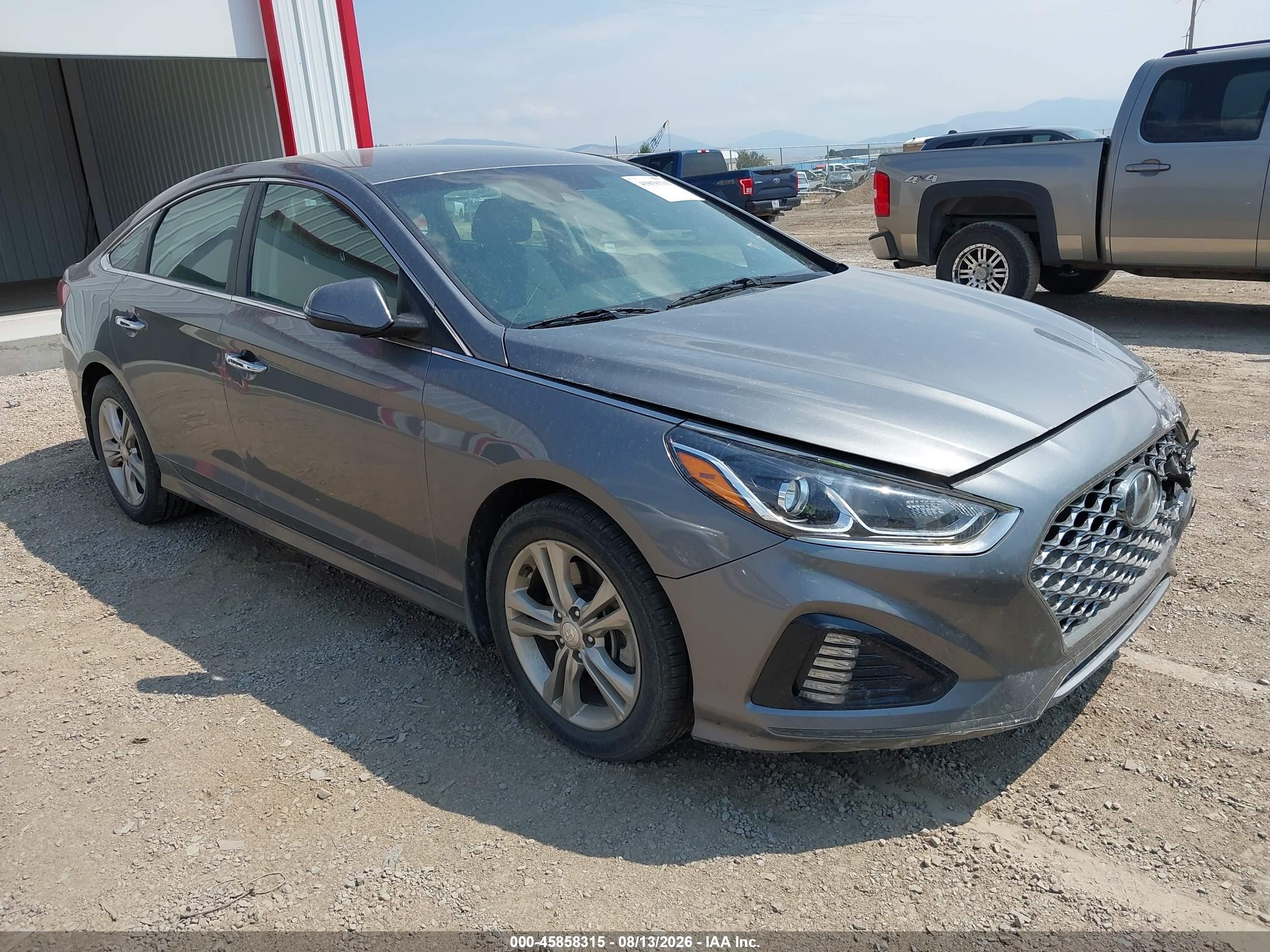 2019 Hyundai Sonata Sel Синий vin: 5NPE34AF5KH792725