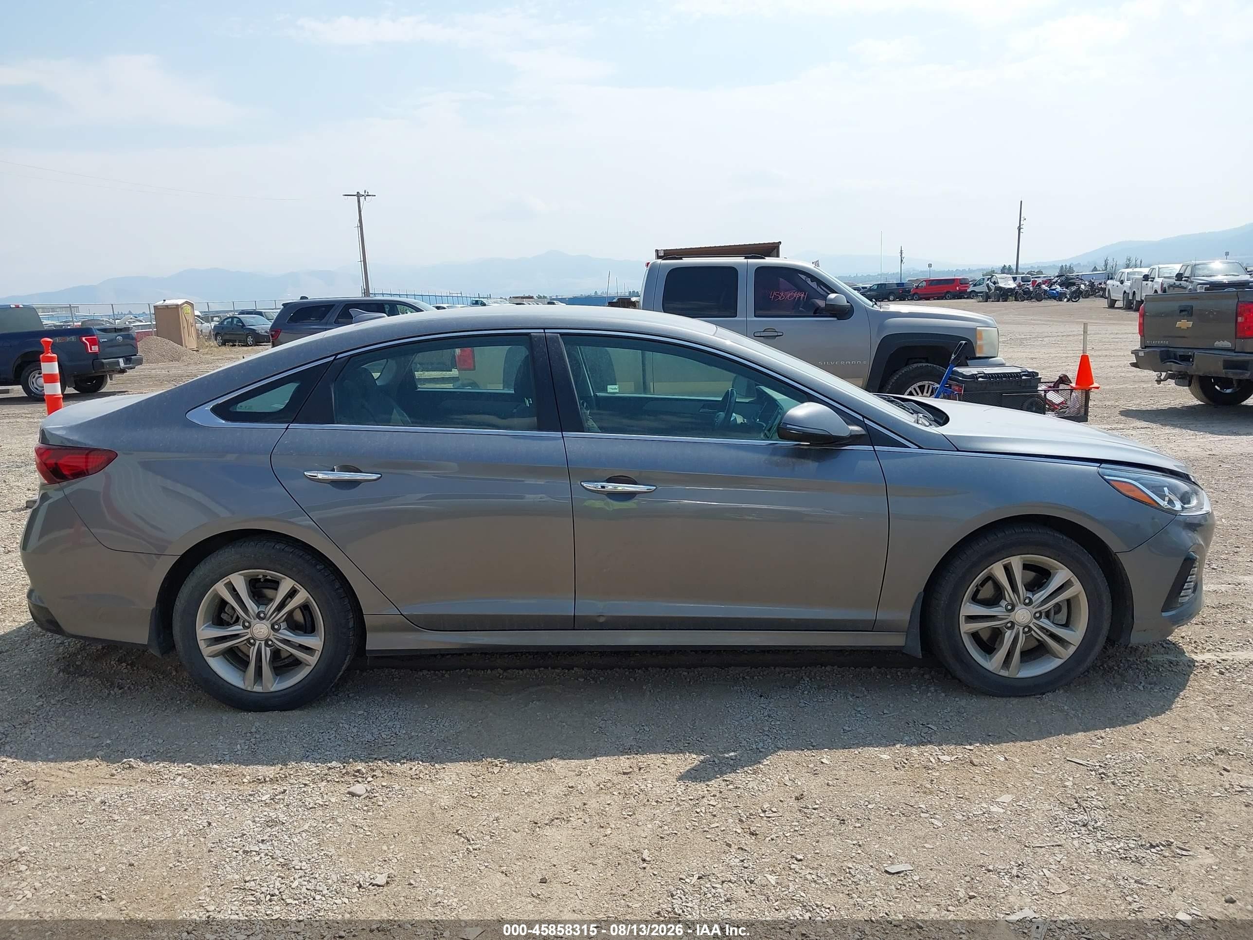 2019 Hyundai Sonata Sel Blue vin: 5NPE34AF5KH792725
