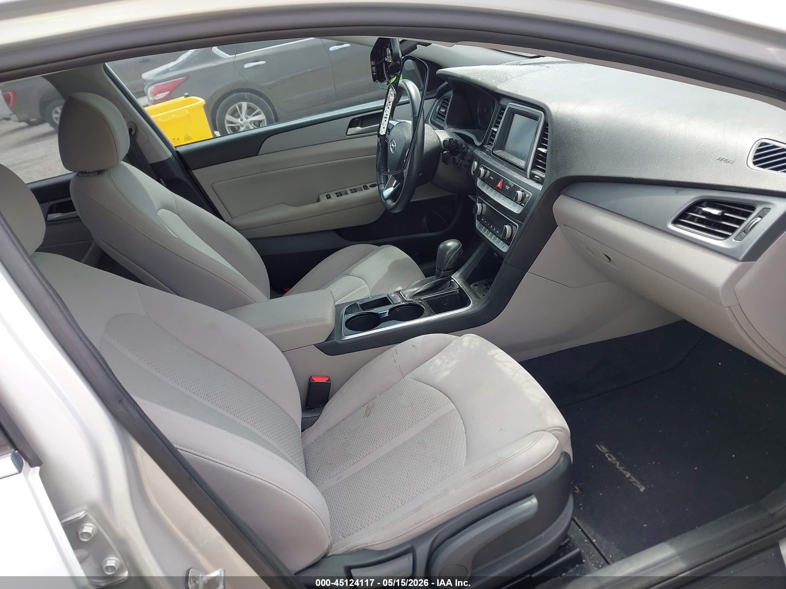 2019 Hyundai Sonata Sel Серебряный vin: 5NPE34AF5KH821754