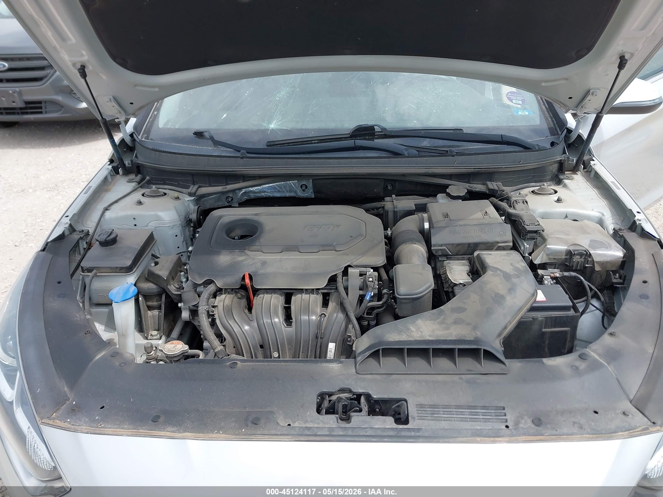 2019 Hyundai Sonata Sel Серебряный vin: 5NPE34AF5KH821754
