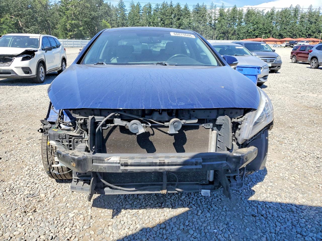 2015 Hyundai Sonata Limited Blue vin: 5NPE34AF6FH014701
