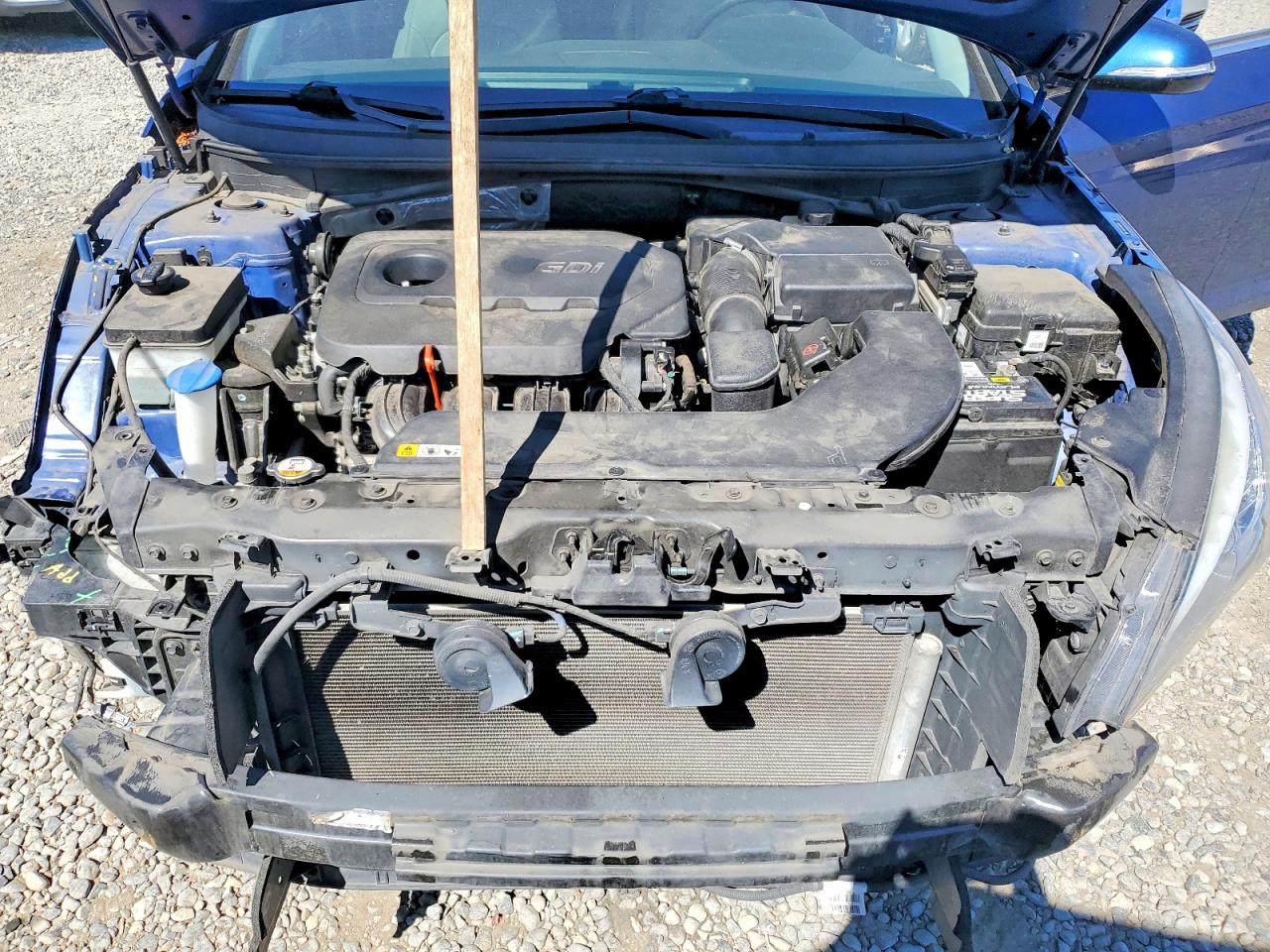 2015 Hyundai Sonata Limited Blue vin: 5NPE34AF6FH014701