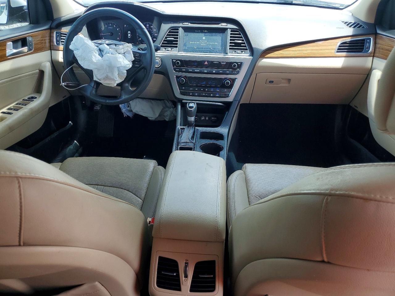 2015 Hyundai Sonata Limited White vin: 5NPE34AF6FH016853