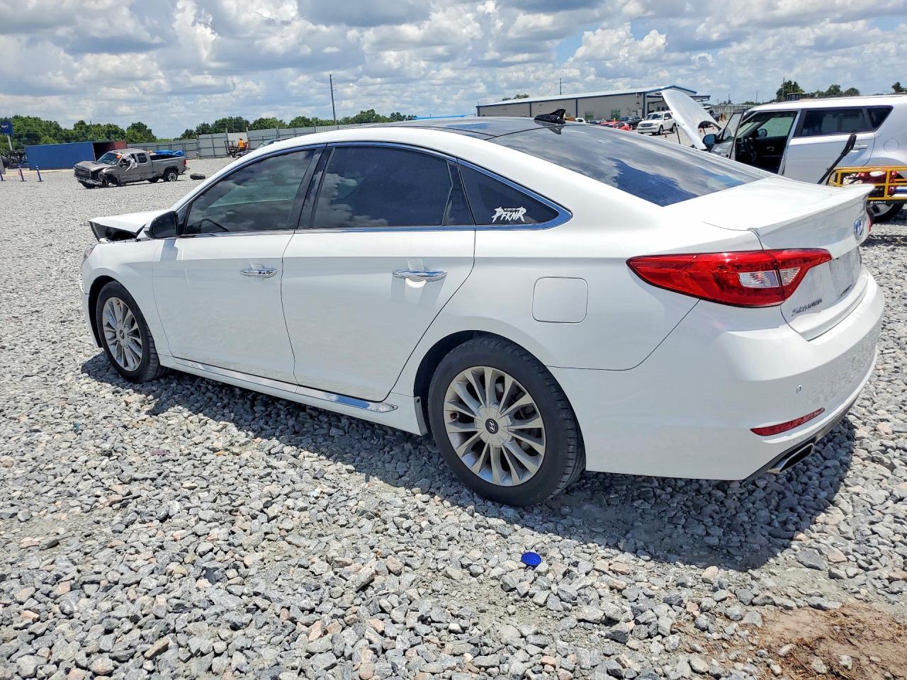 2015 Hyundai Sonata Limited White vin: 5NPE34AF6FH016853
