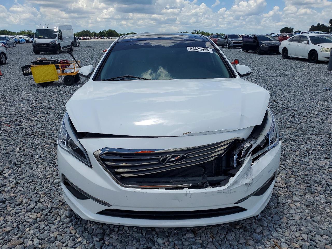 2015 Hyundai Sonata Limited White vin: 5NPE34AF6FH016853