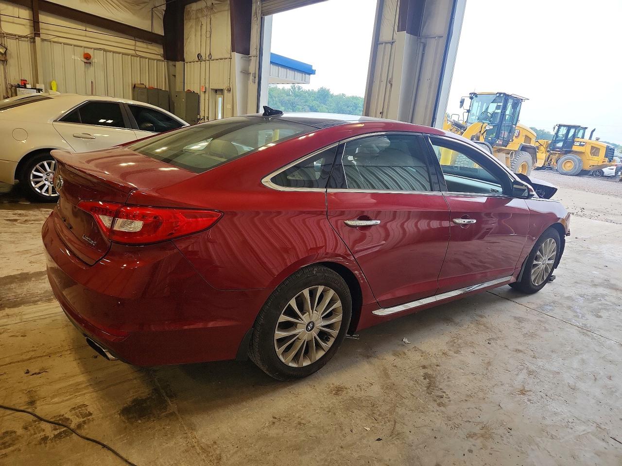 2015 Hyundai Sonata Limited Red vin: 5NPE34AF6FH018991