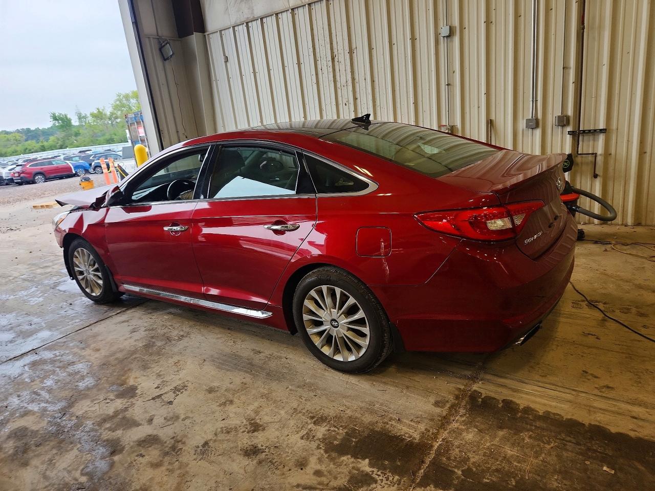 2015 Hyundai Sonata Limited Red vin: 5NPE34AF6FH018991