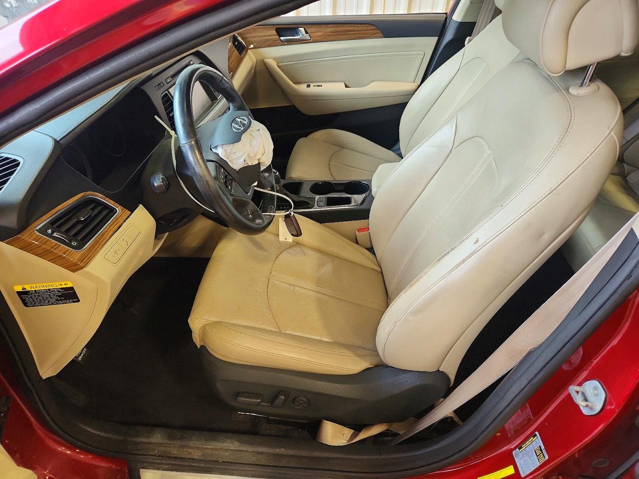2015 Hyundai Sonata Limited Red vin: 5NPE34AF6FH018991