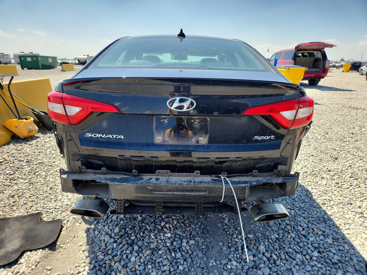 2015 Hyundai Sonata Sport Black vin: 5NPE34AF6FH022474