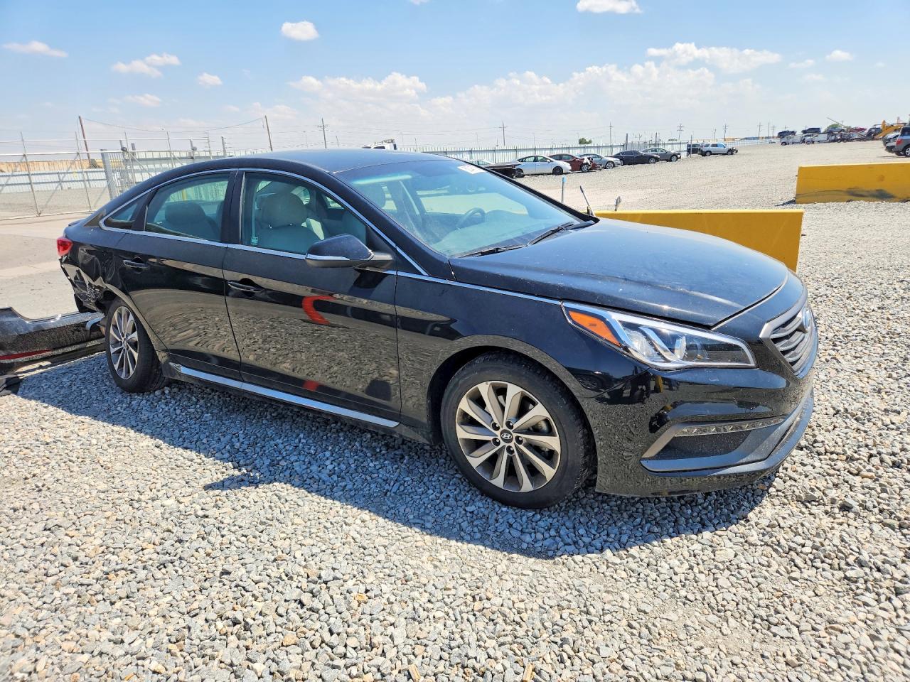 2015 Hyundai Sonata Sport Black vin: 5NPE34AF6FH022474