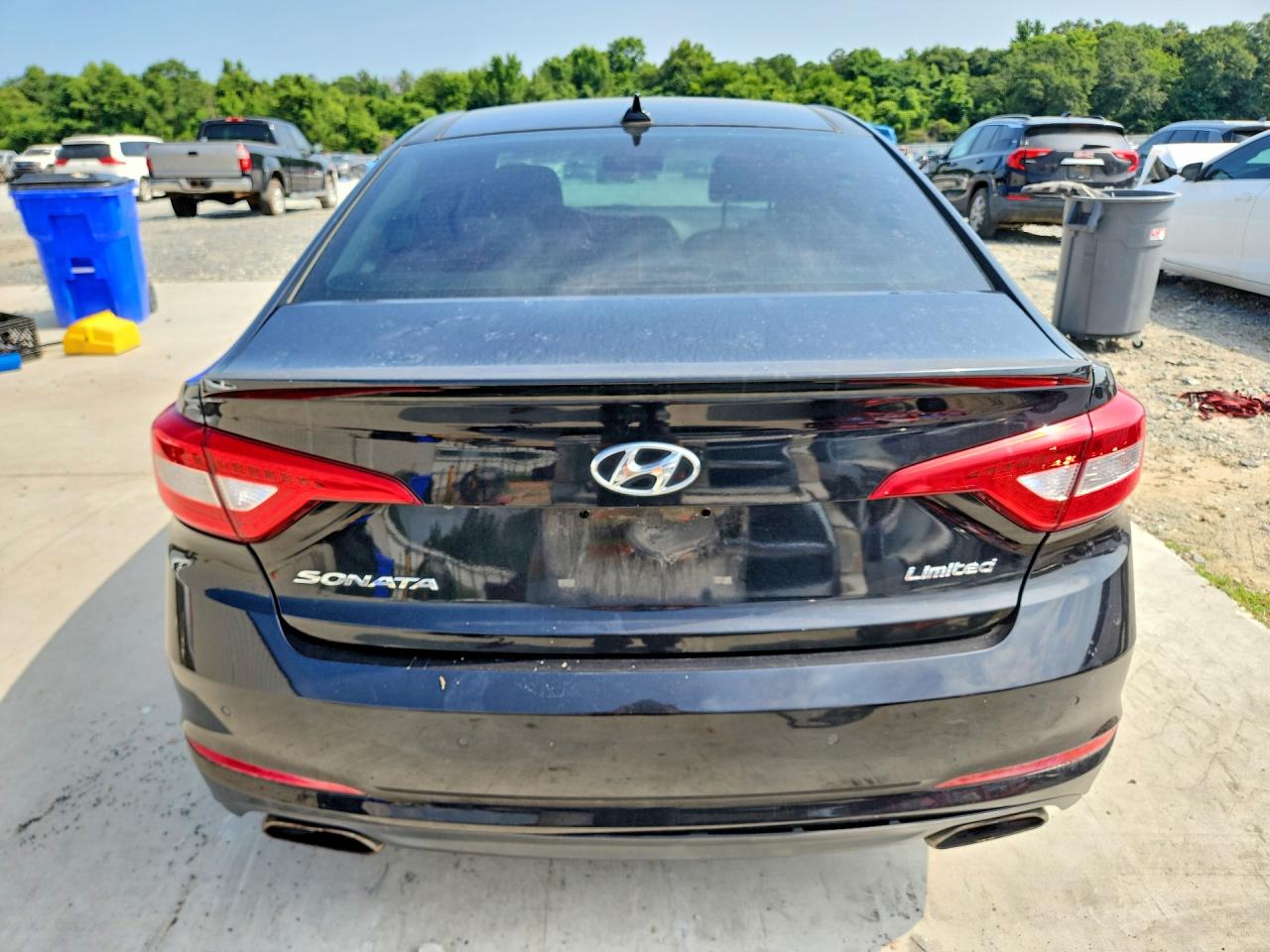 2015 Hyundai Sonata Limited Black vin: 5NPE34AF6FH023172