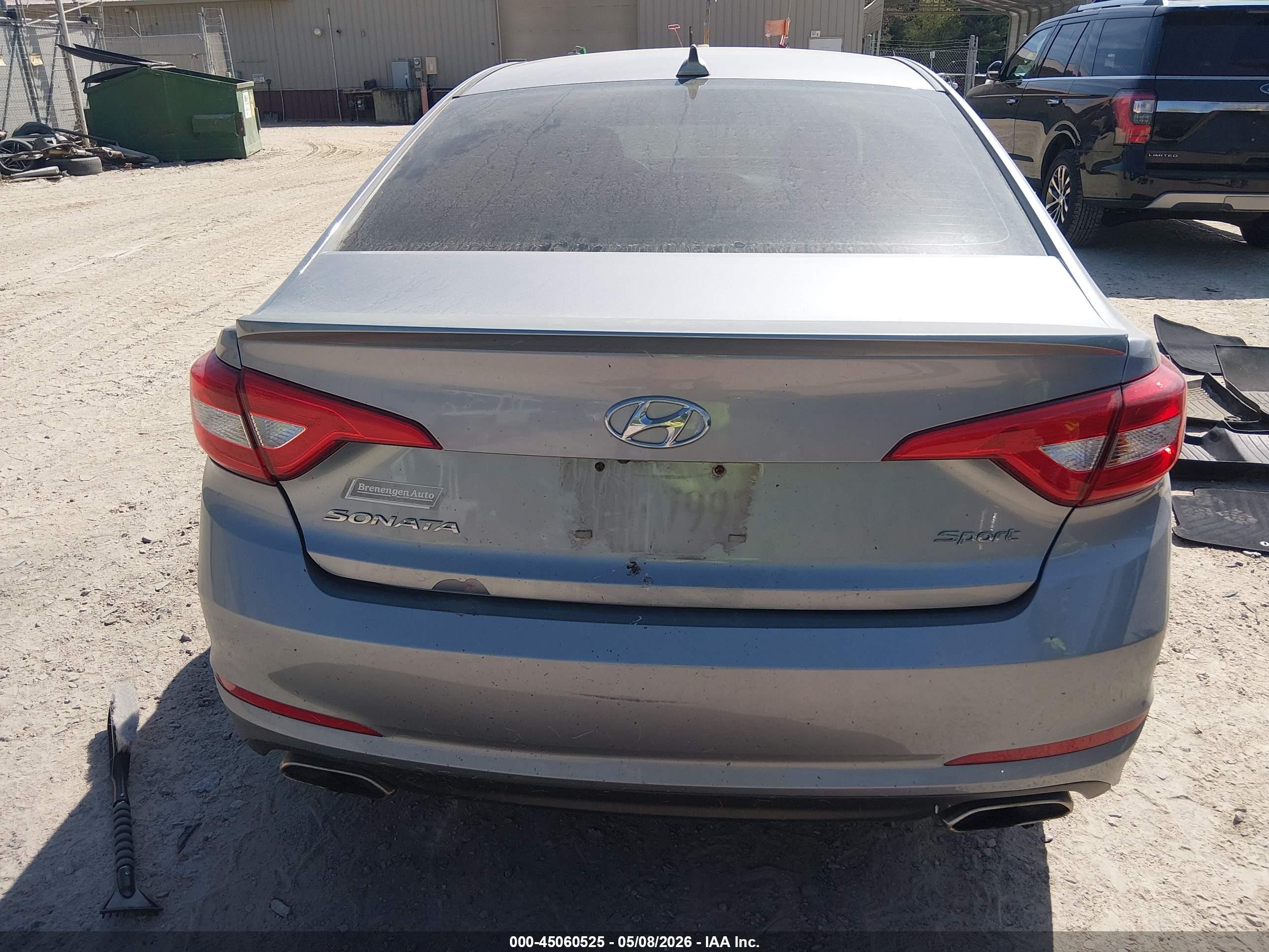 2015 Hyundai Sonata Sport Silver vin: 5NPE34AF6FH023771