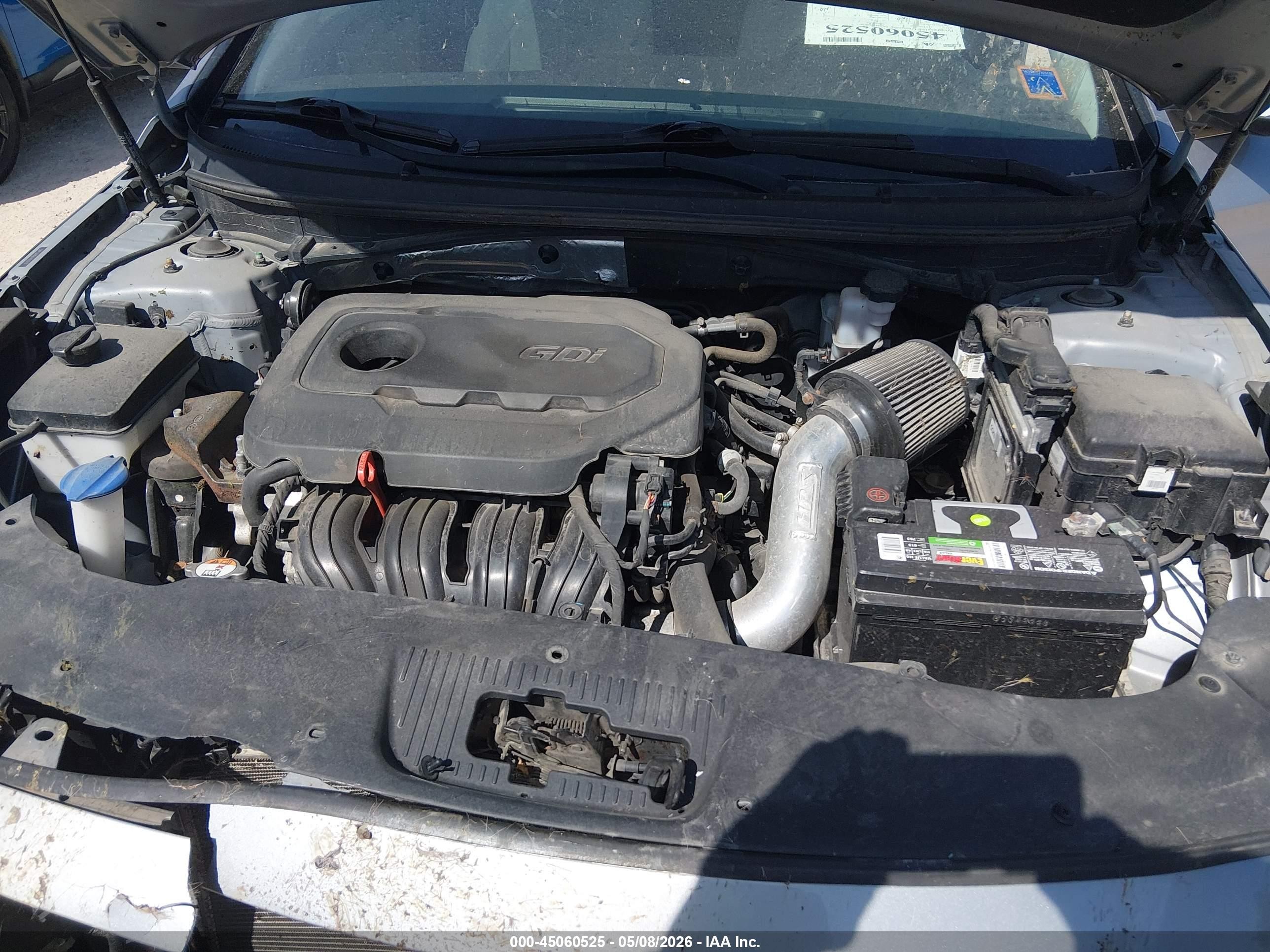 2015 Hyundai Sonata Sport Silver vin: 5NPE34AF6FH023771