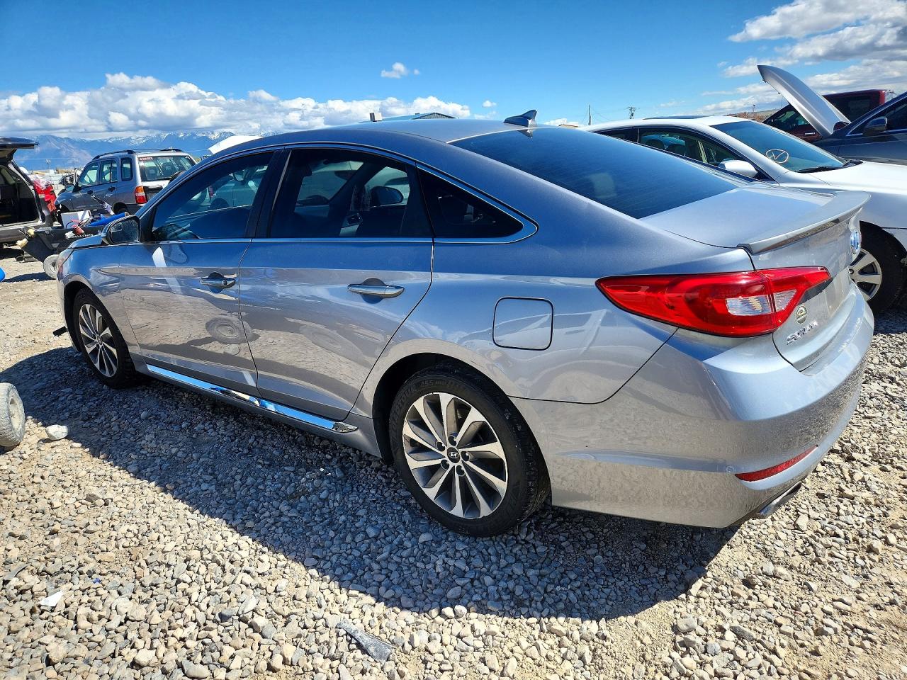 2015 Hyundai Sonata Sport Silver vin: 5NPE34AF6FH027805