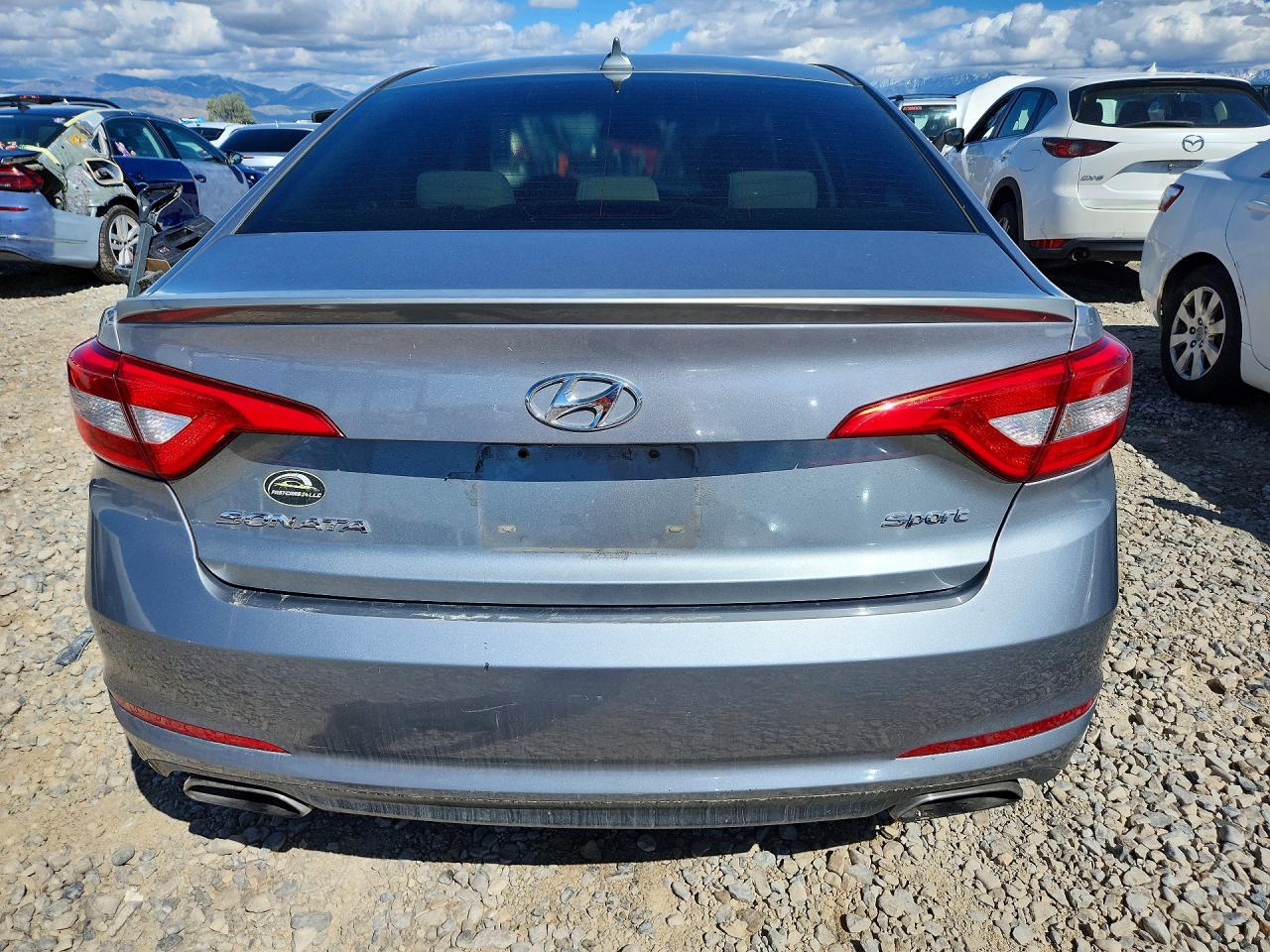 2015 Hyundai Sonata Sport Silver vin: 5NPE34AF6FH027805