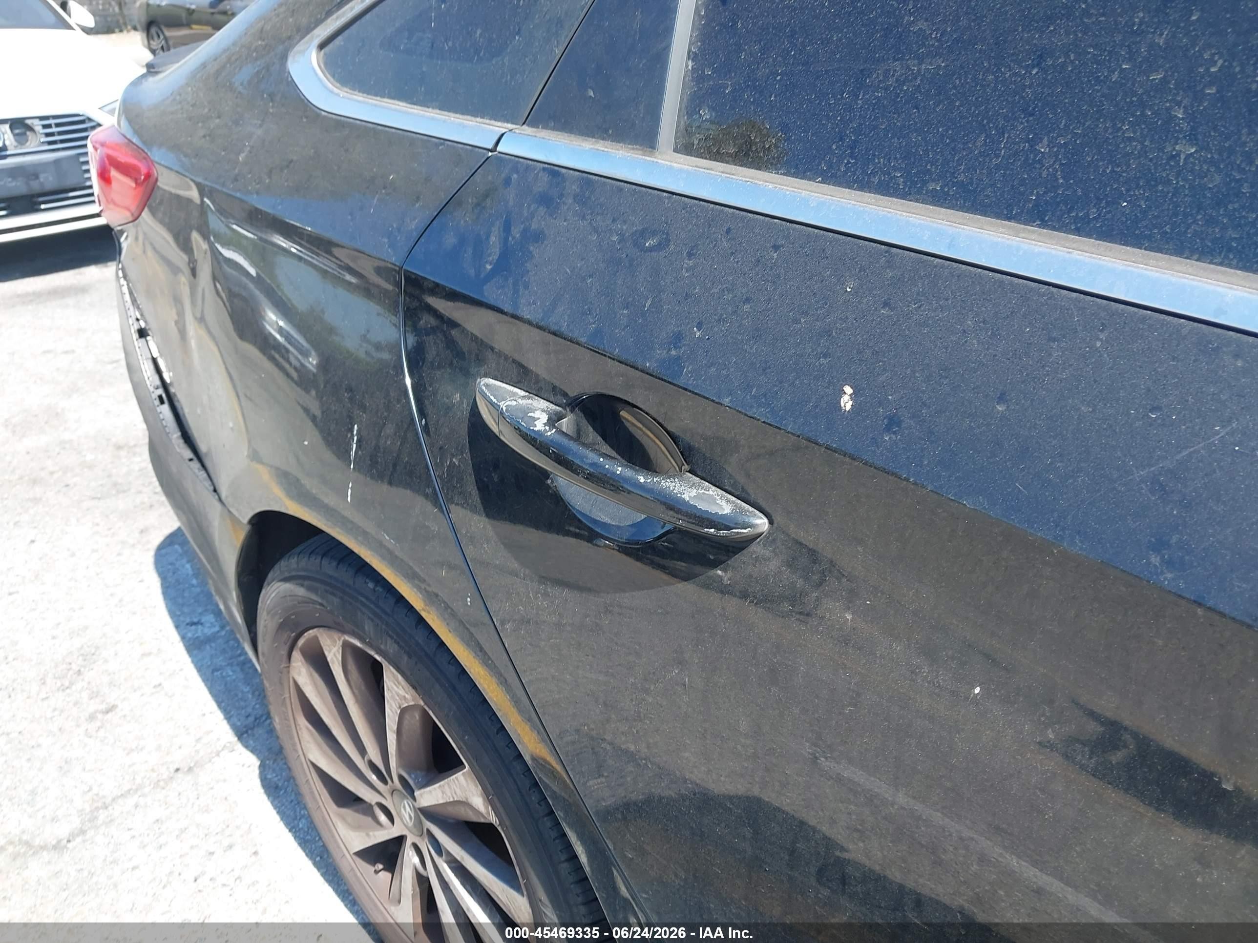 2015 Hyundai Sonata Sport Black vin: 5NPE34AF6FH029554