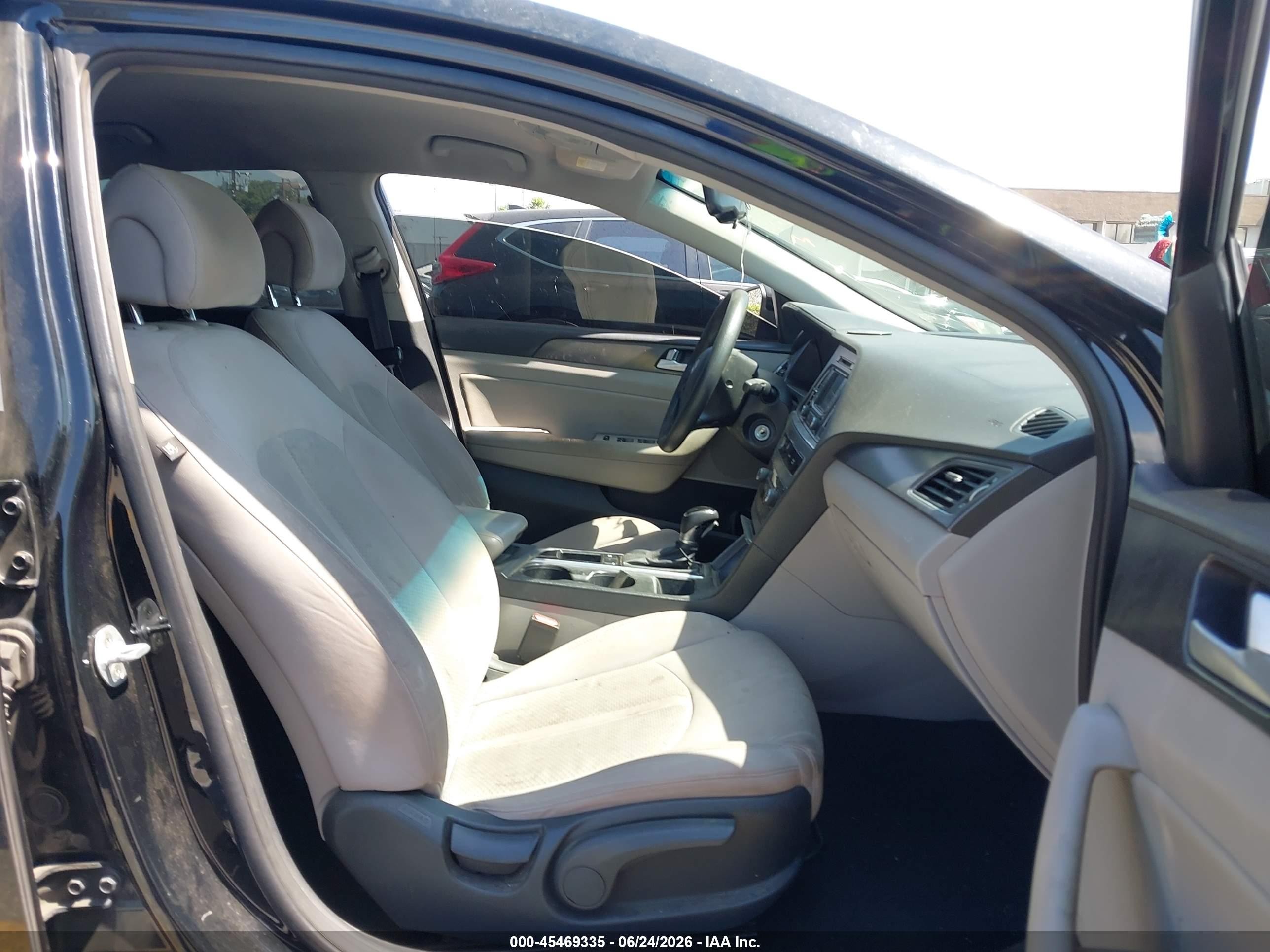 2015 Hyundai Sonata Sport Black vin: 5NPE34AF6FH029554