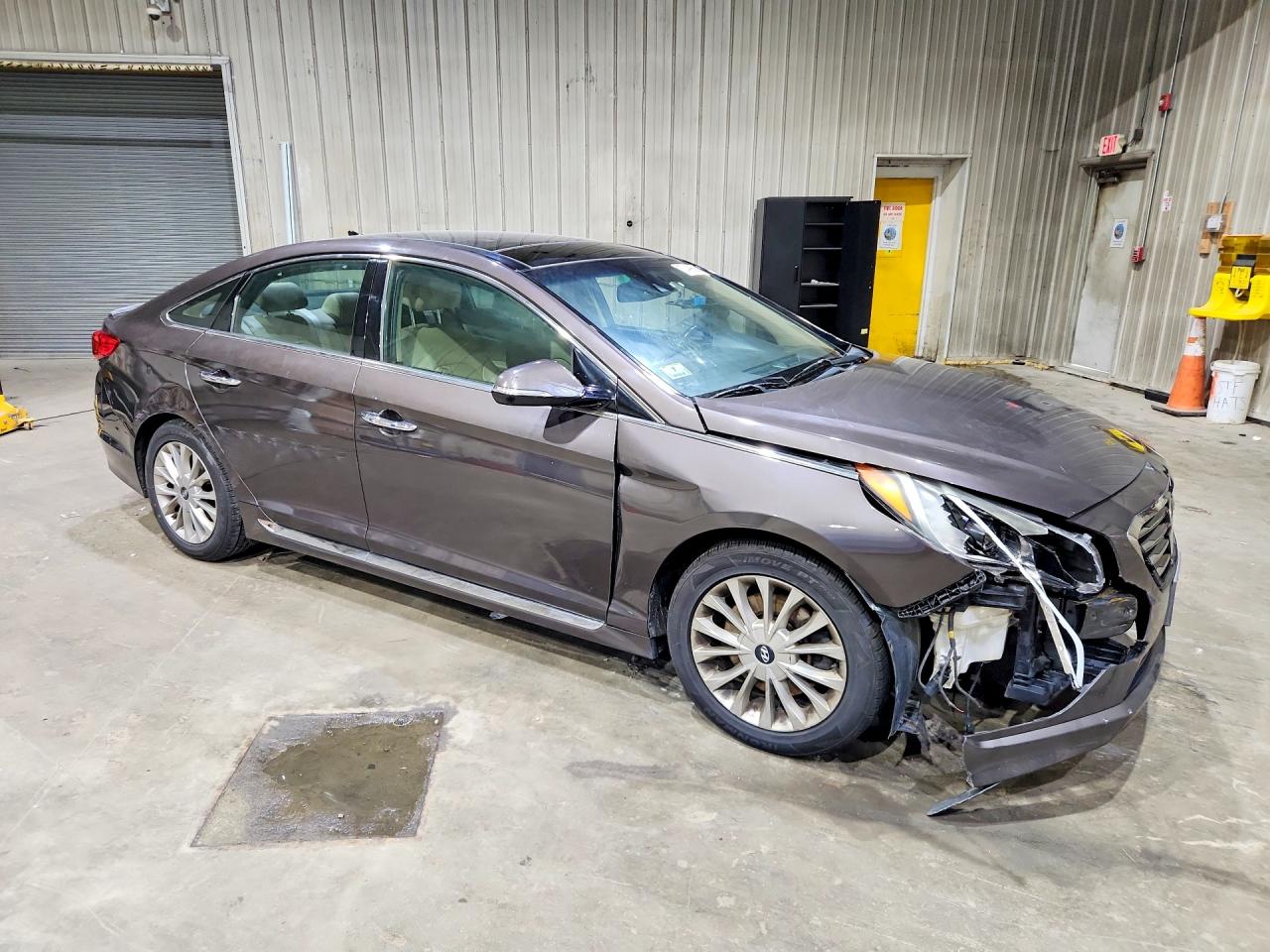 2015 Hyundai Sonata Limited Brown vin: 5NPE34AF6FH030879