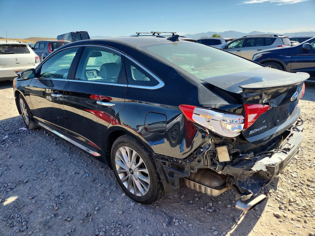 2015 Hyundai Sonata Limited Black vin: 5NPE34AF6FH032874