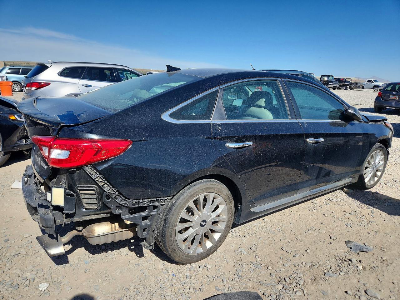 2015 Hyundai Sonata Limited Black vin: 5NPE34AF6FH032874