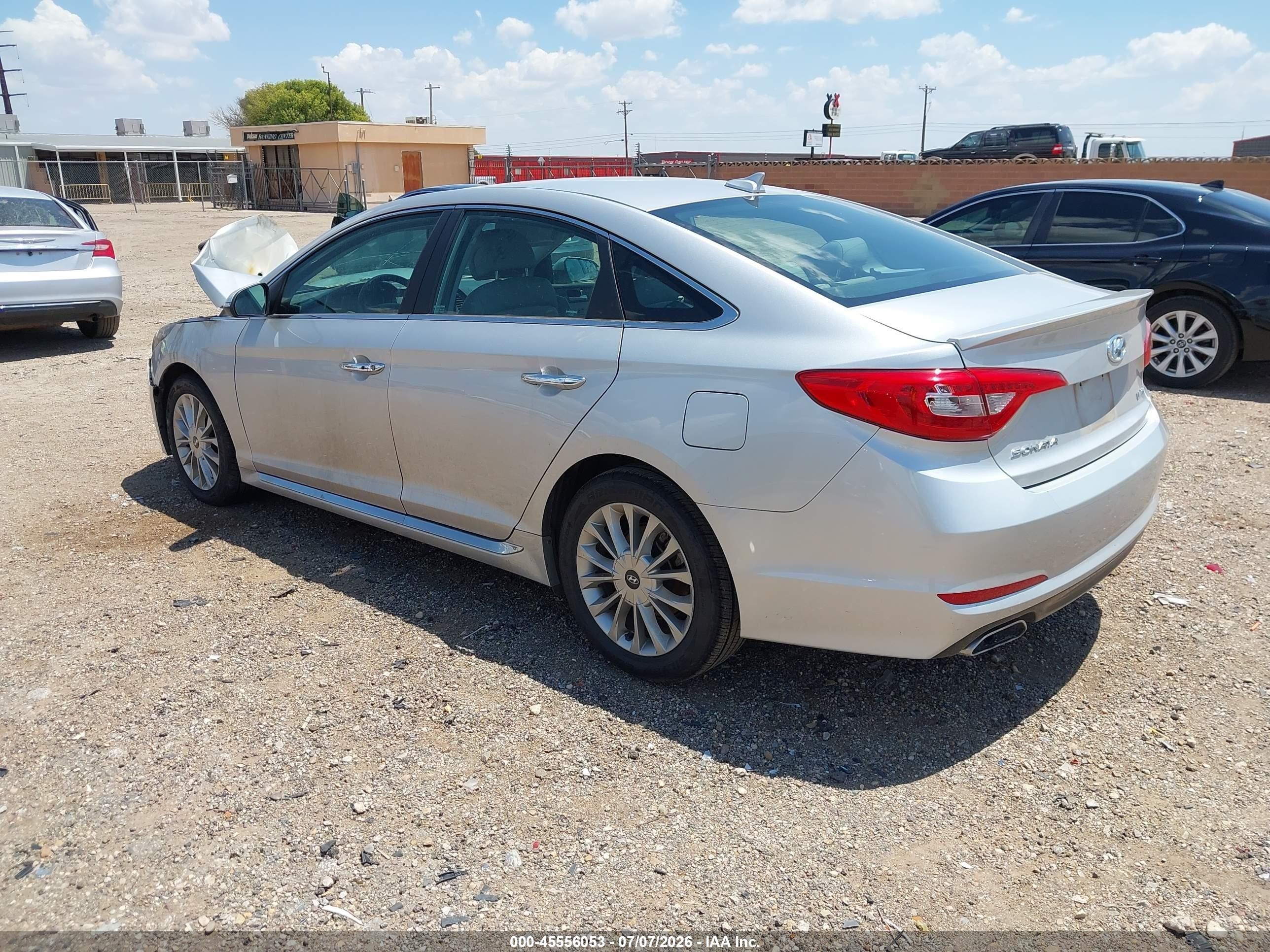2015 Hyundai Sonata Limited Silver vin: 5NPE34AF6FH035113