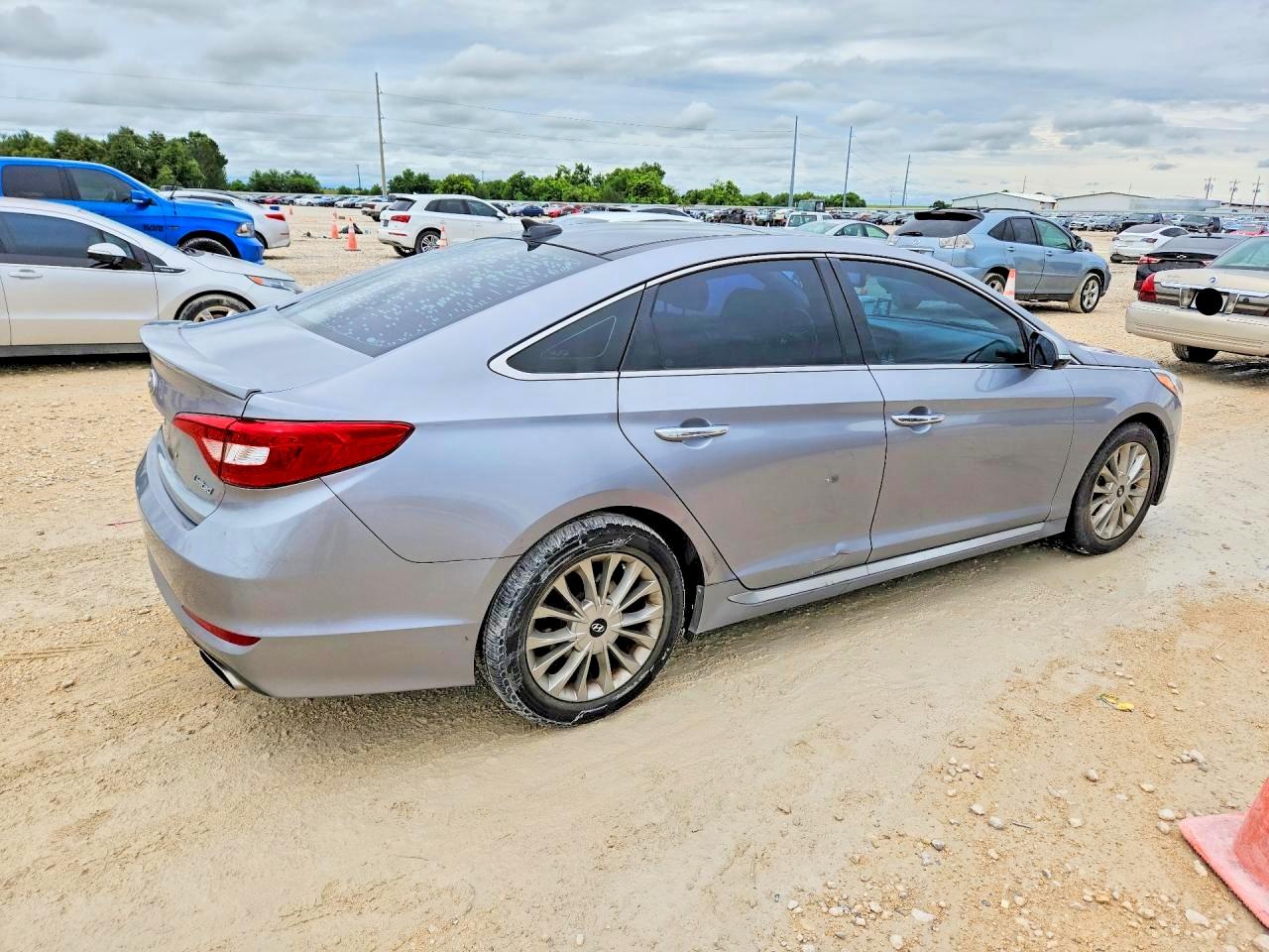 2015 Hyundai Sonata Limited Silver vin: 5NPE34AF6FH044944