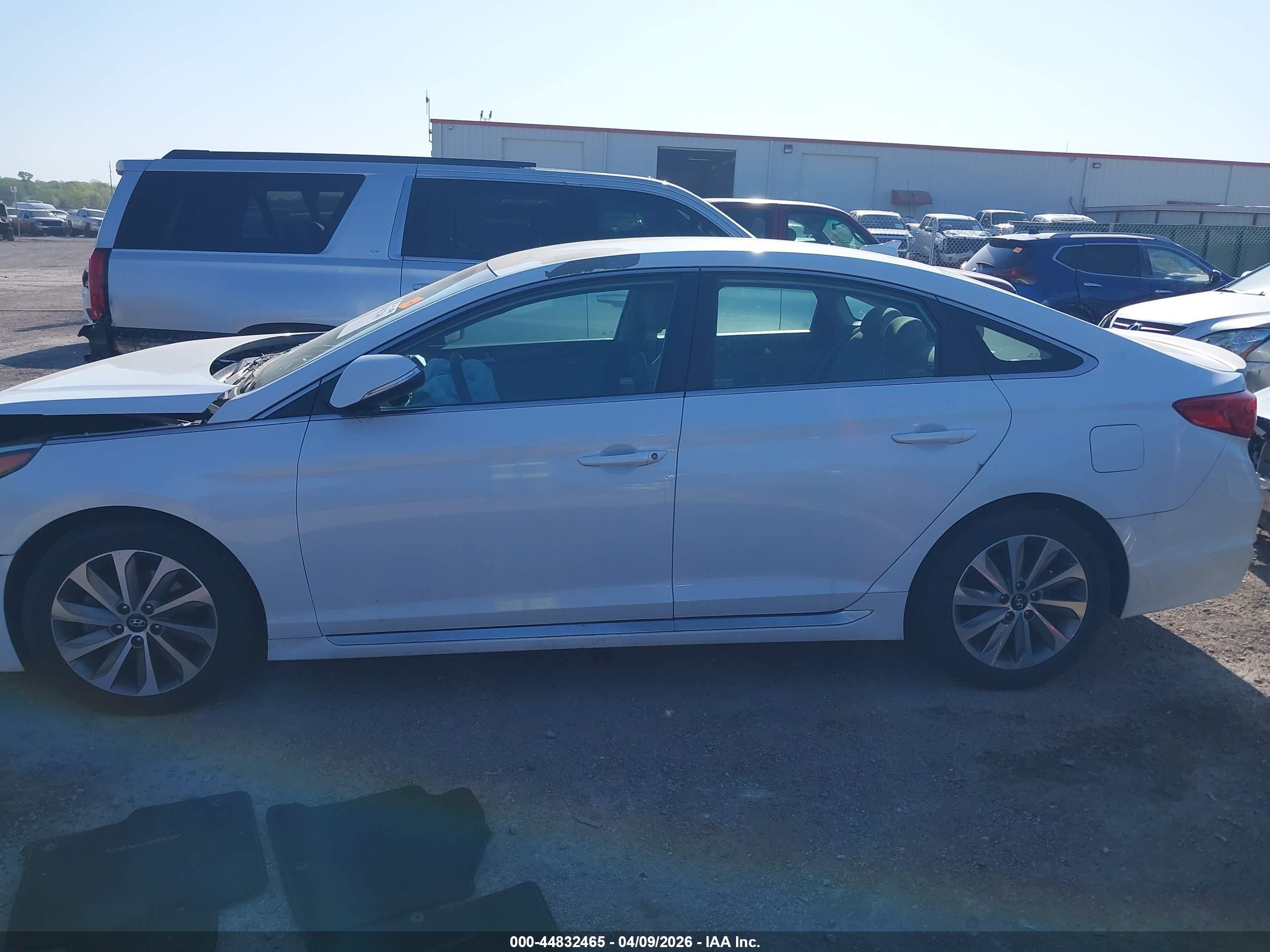 2015 Hyundai Sonata Sport White vin: 5NPE34AF6FH046645