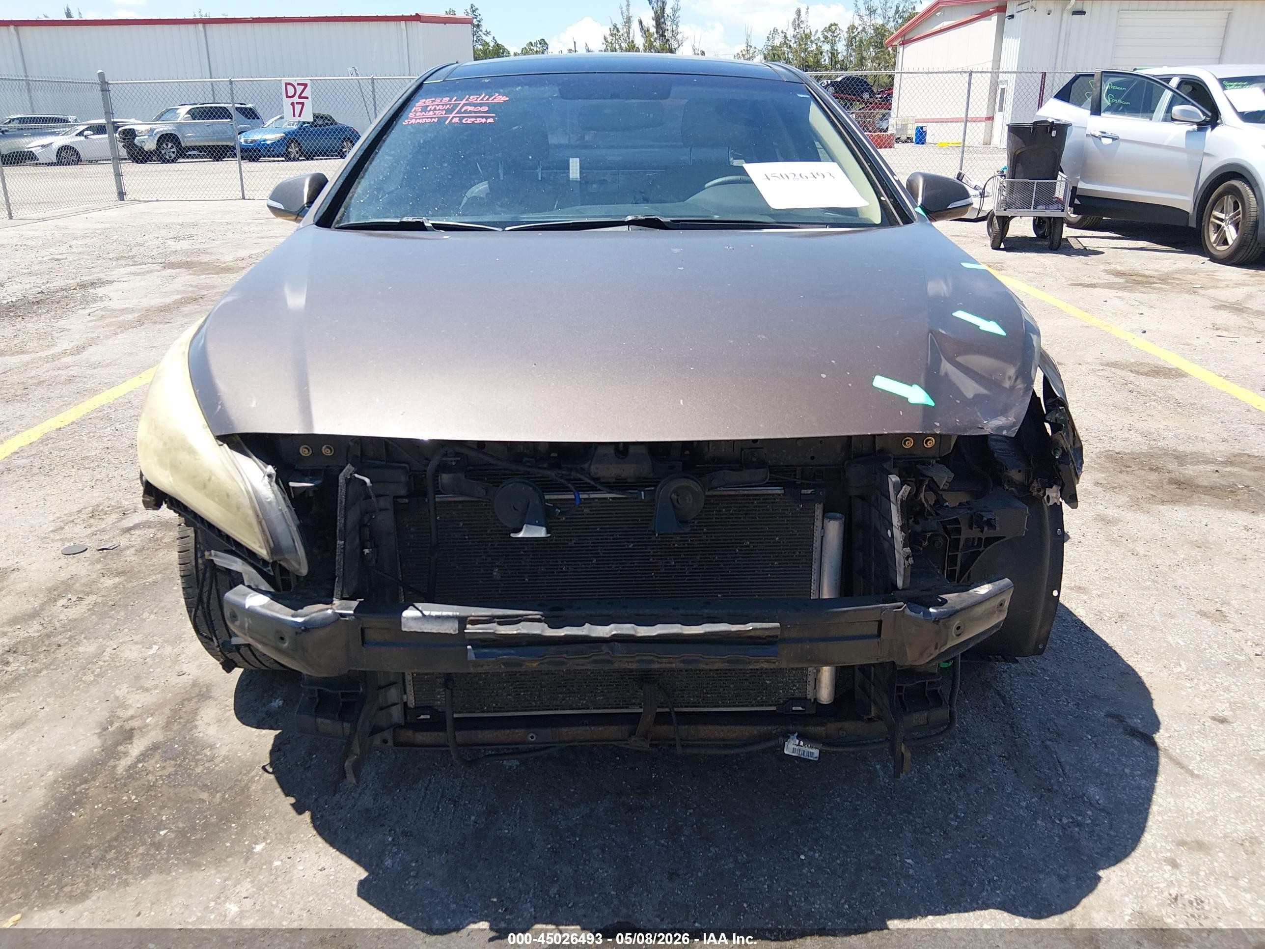 2015 Hyundai Sonata Limited Beige vin: 5NPE34AF6FH047150