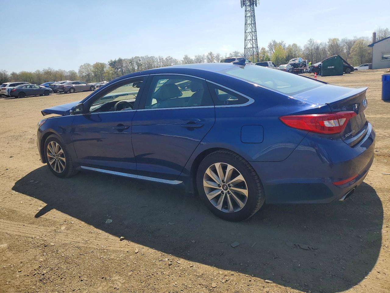 2015 Hyundai Sonata Sport Blue vin: 5NPE34AF6FH051148