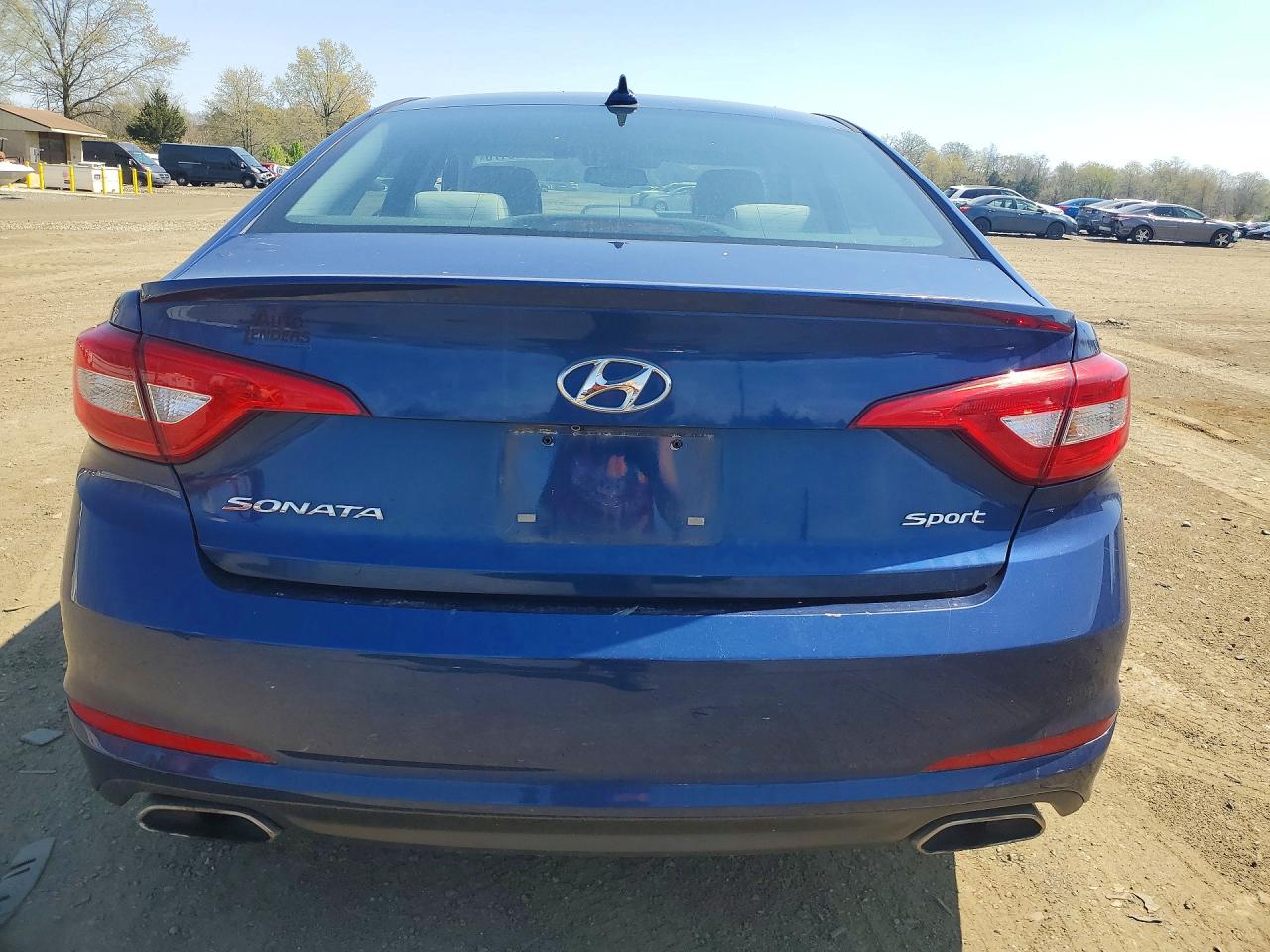 2015 Hyundai Sonata Sport Blue vin: 5NPE34AF6FH051148