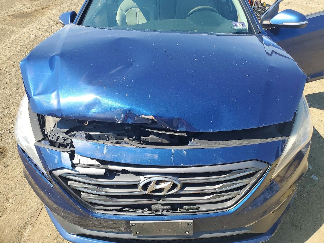 2015 Hyundai Sonata Sport Blue vin: 5NPE34AF6FH051148
