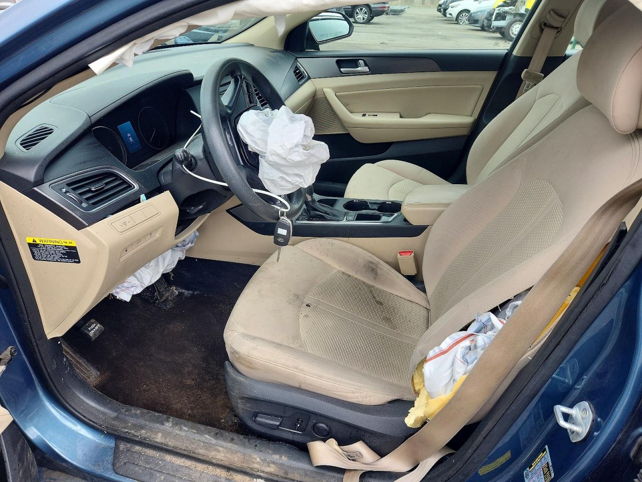 2015 Hyundai Sonata Sport Blue vin: 5NPE34AF6FH052364