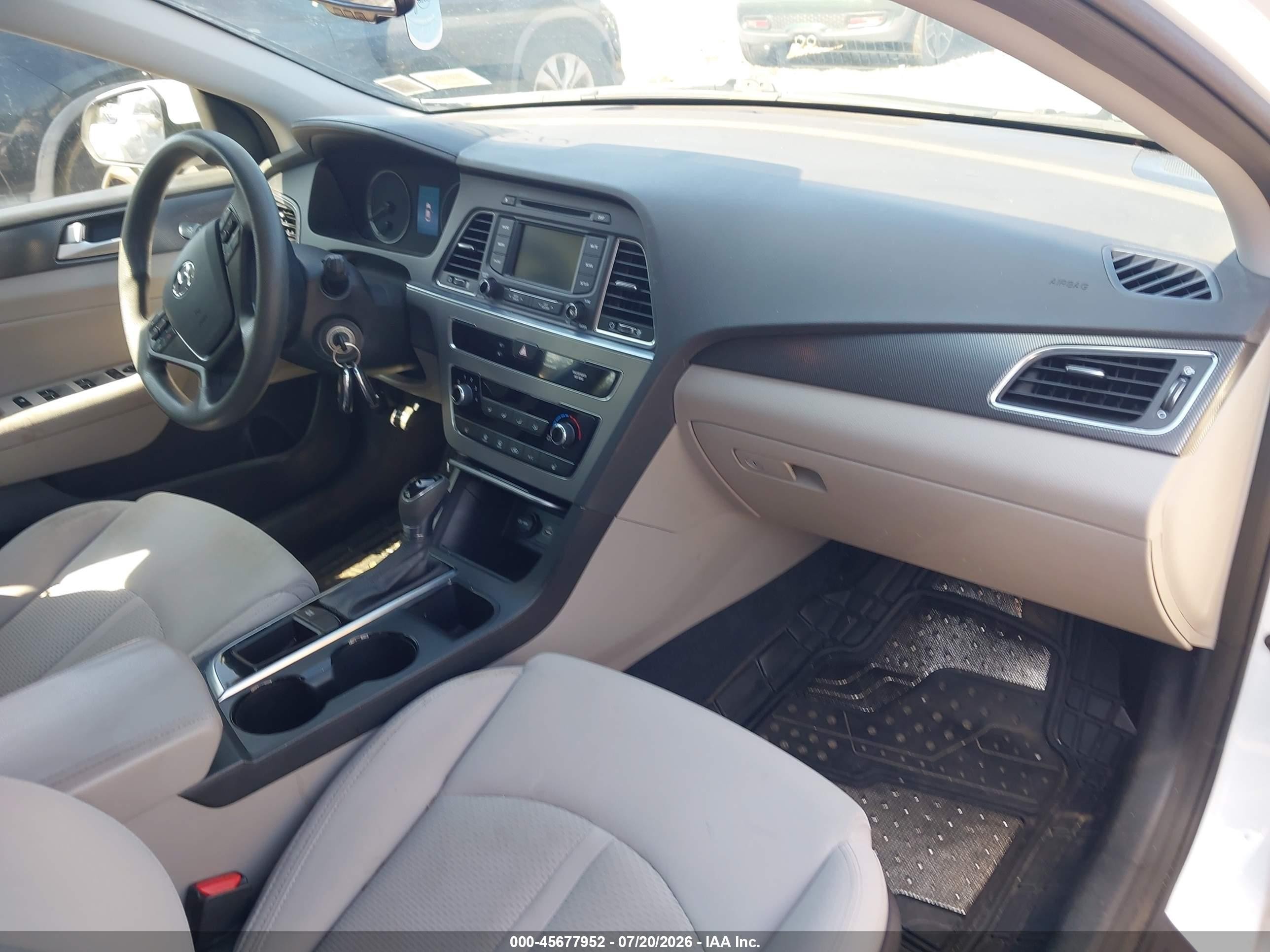 2015 Hyundai Sonata Sport White vin: 5NPE34AF6FH075336