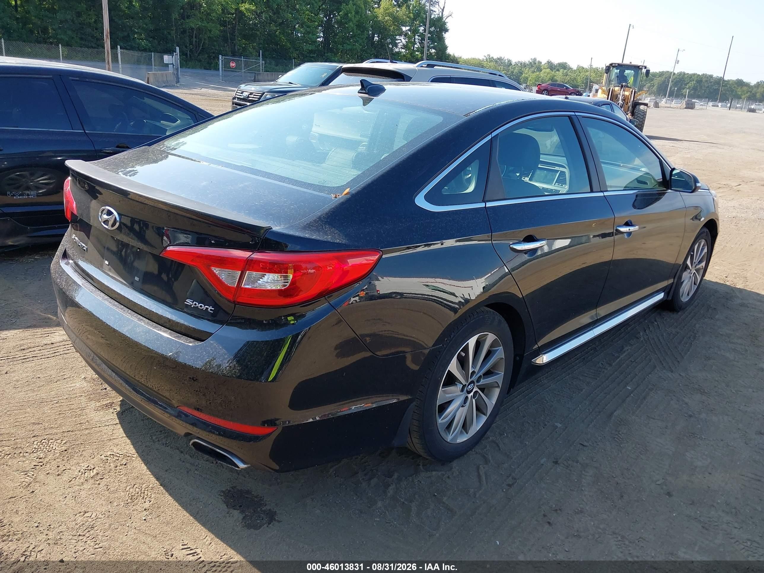 2015 Hyundai Sonata Sport Black vin: 5NPE34AF6FH077944