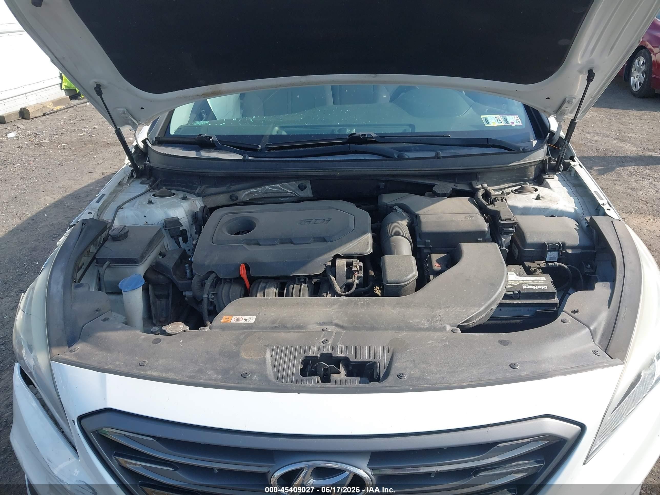 2015 Hyundai Sonata Sport White vin: 5NPE34AF6FH078396