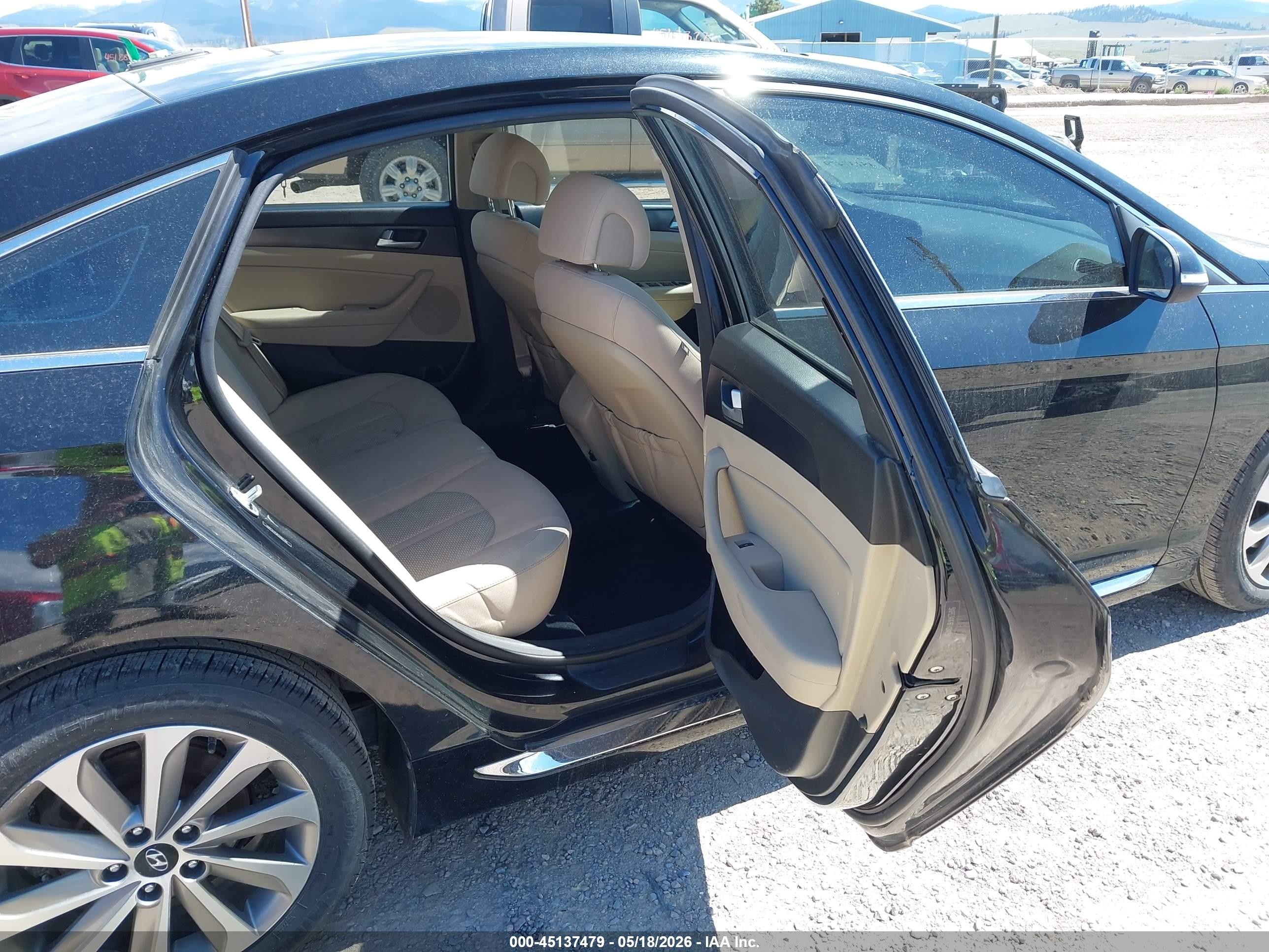 2015 Hyundai Sonata Sport Black vin: 5NPE34AF6FH084750