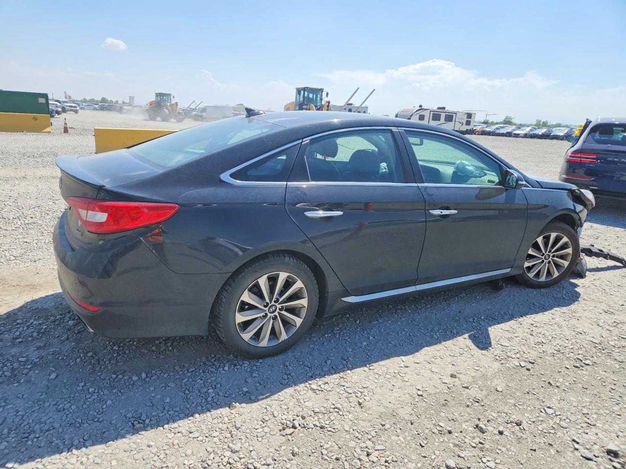 2015 Hyundai Sonata Sport Черный vin: 5NPE34AF6FH086384