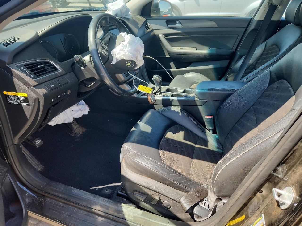 2015 Hyundai Sonata Sport Черный vin: 5NPE34AF6FH086384