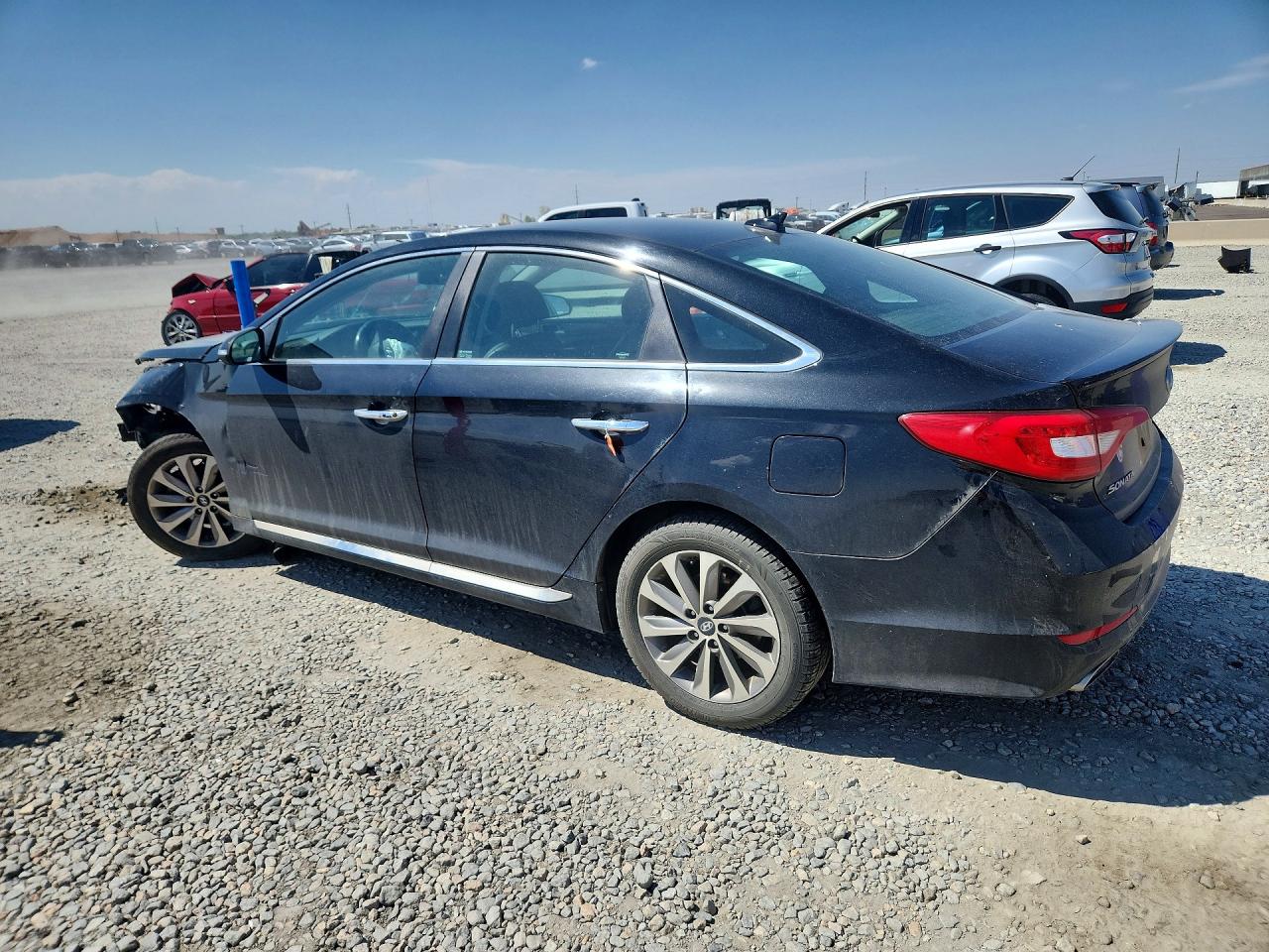 2015 Hyundai Sonata Sport Черный vin: 5NPE34AF6FH086384