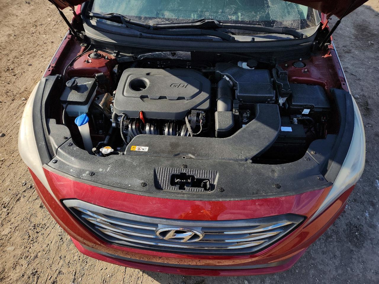 2015 Hyundai Sonata Sport Red vin: 5NPE34AF6FH094243