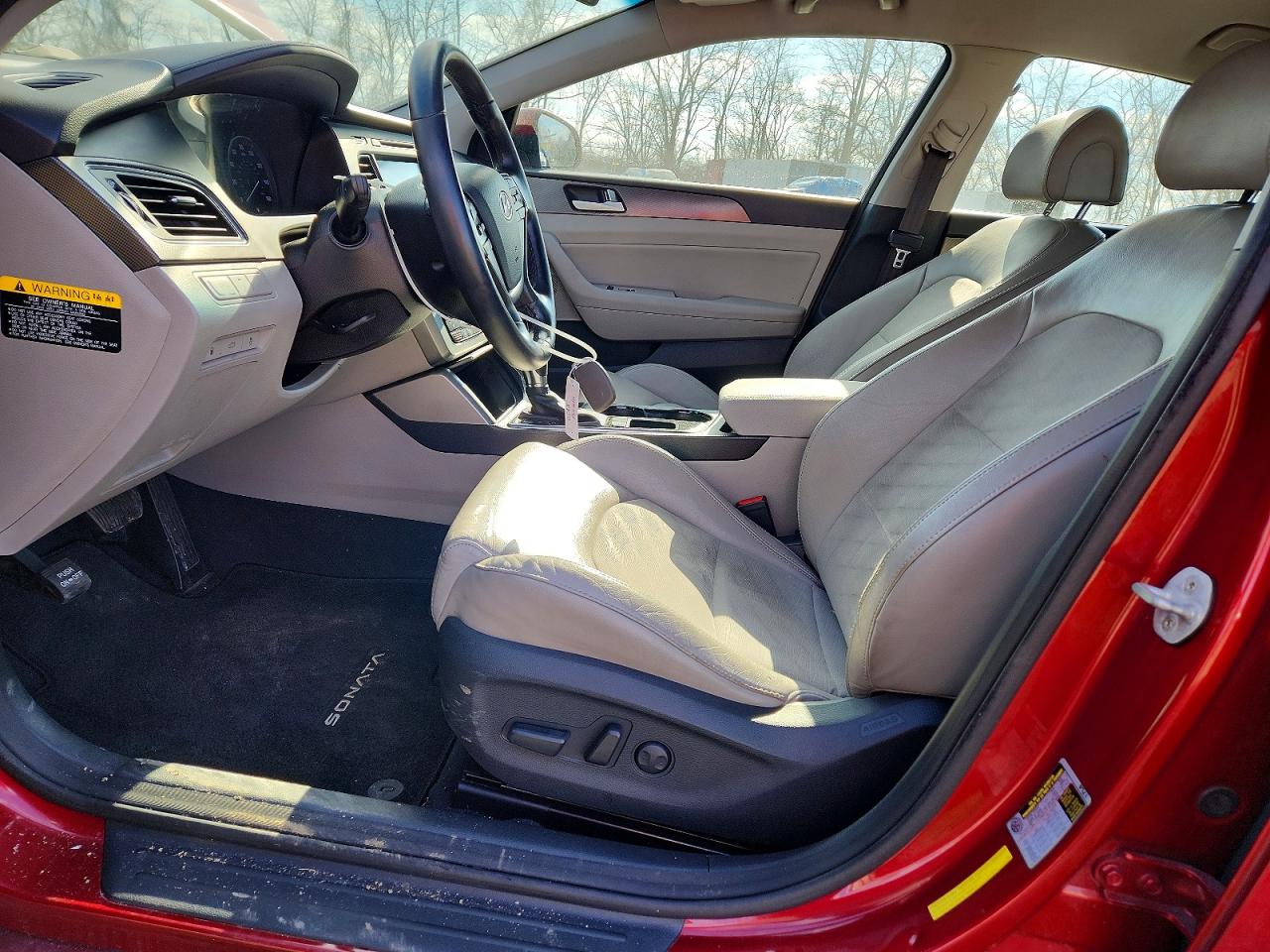2015 Hyundai Sonata Sport Red vin: 5NPE34AF6FH094243