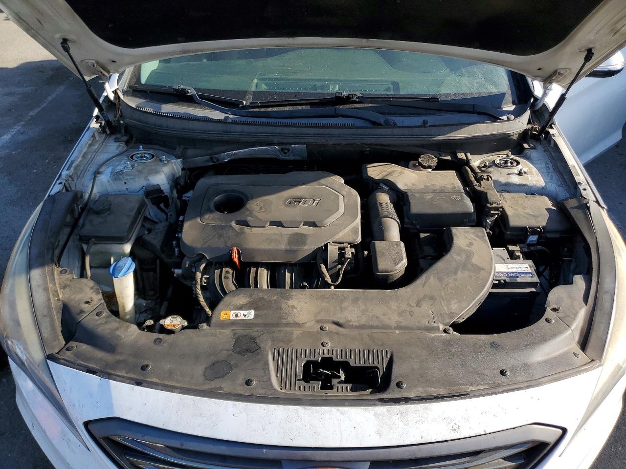 2015 Hyundai Sonata Sport White vin: 5NPE34AF6FH097739